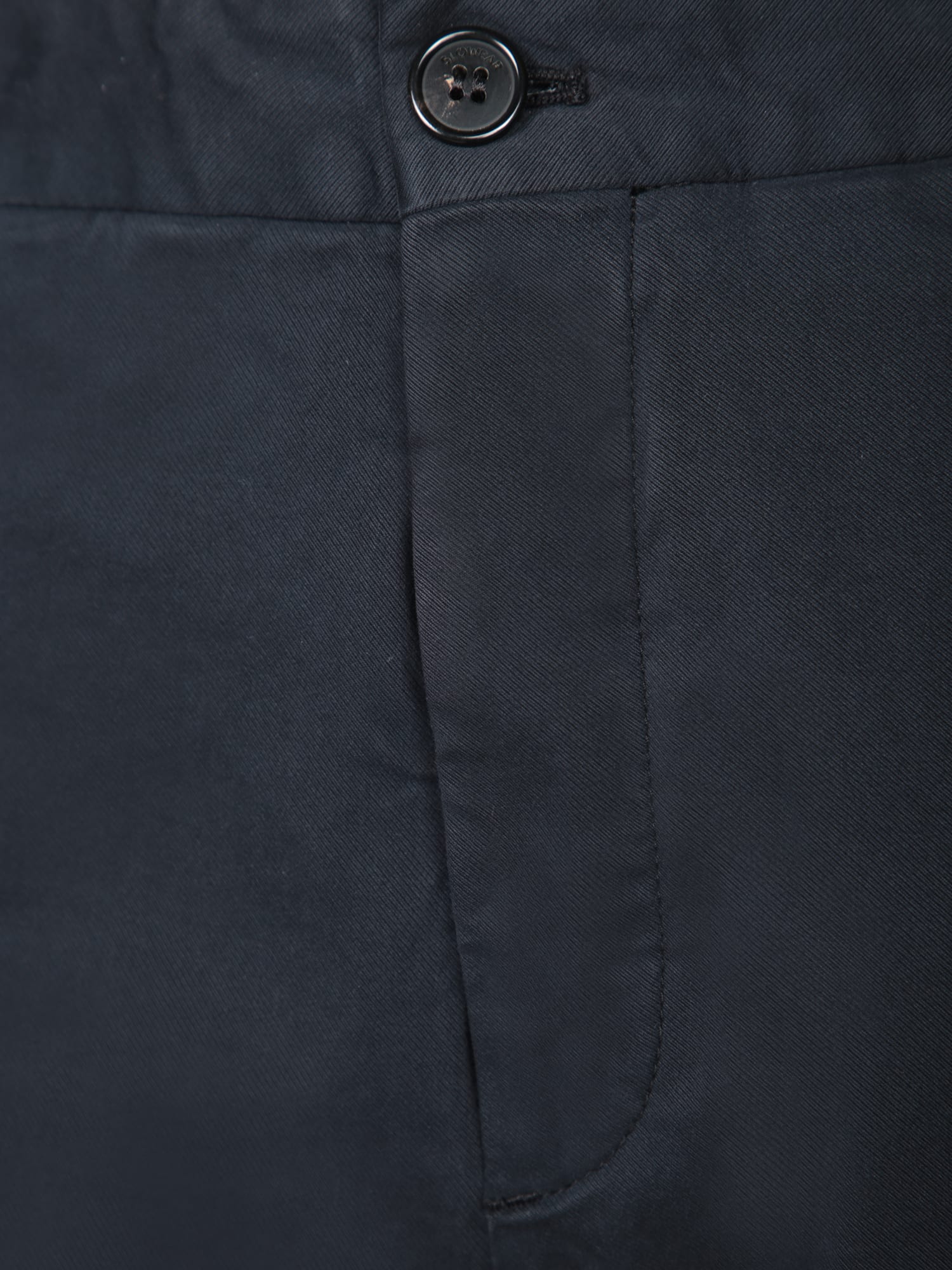 Incotex Dark Blue Slim Pants In Blue