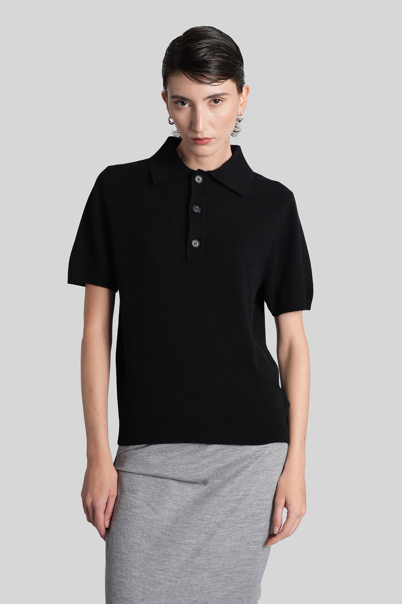 Entire Studios Polo In Black Wool
