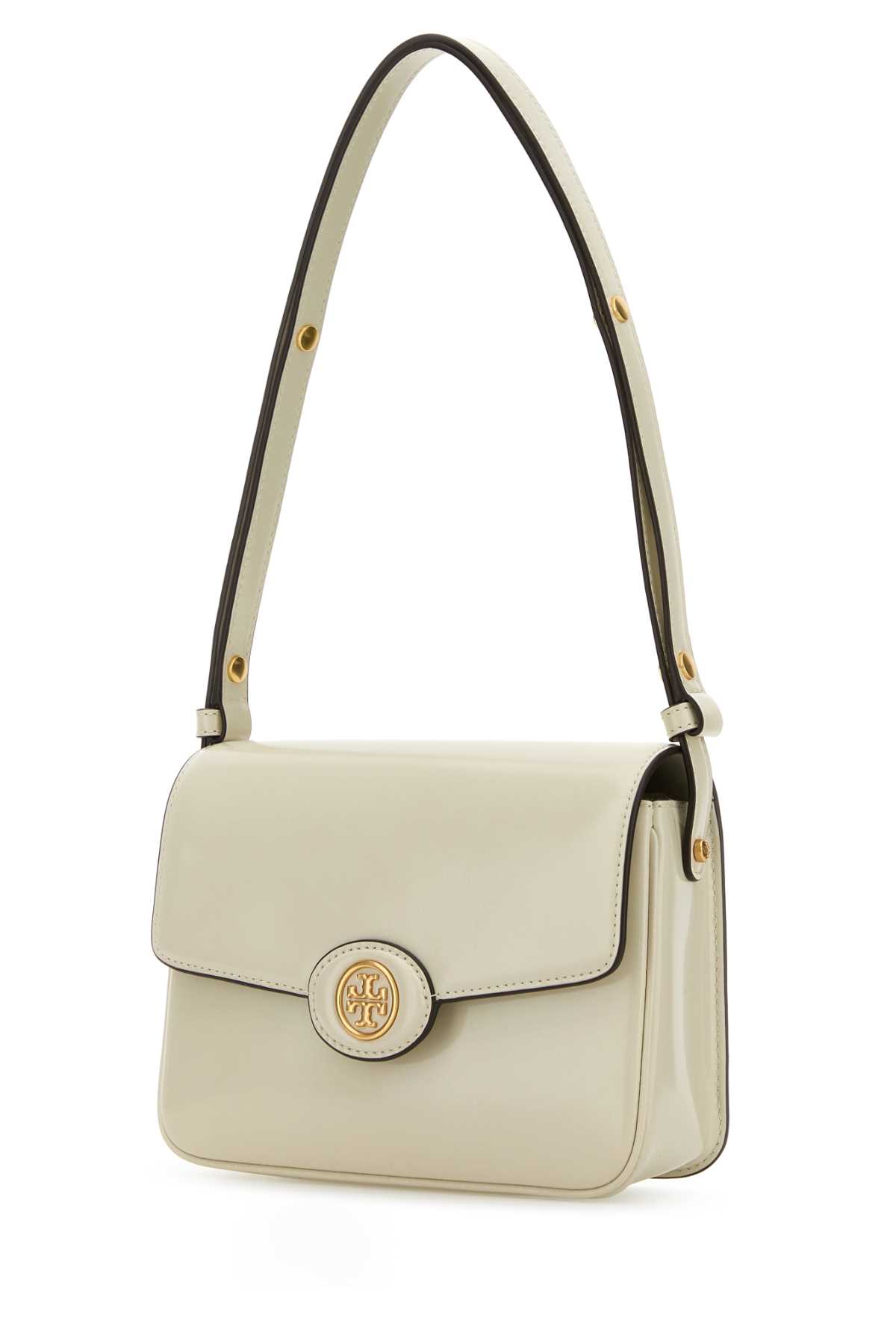 Tory Burch Chalk Leather Robinson Shoulder Bag