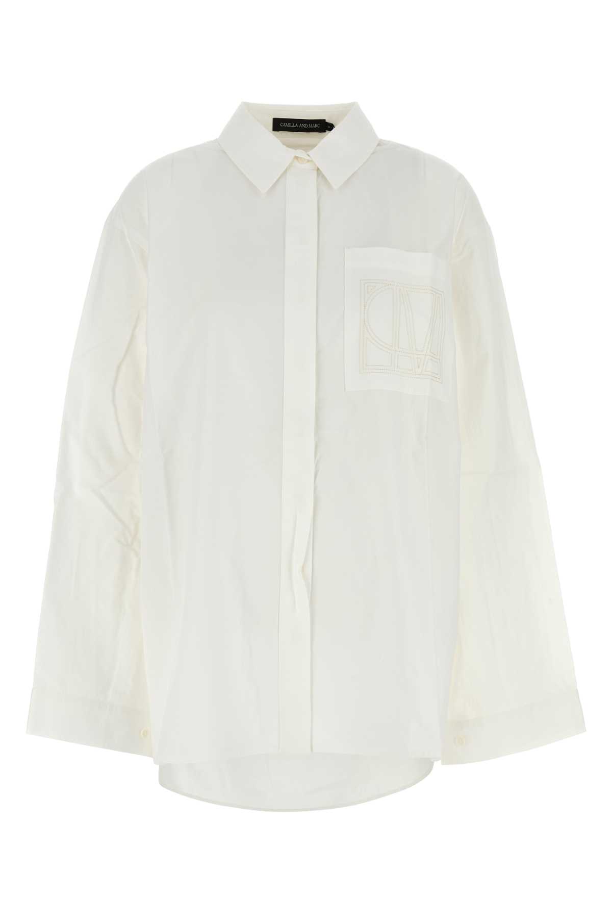 White Poplin Winslow Oversize Shirt