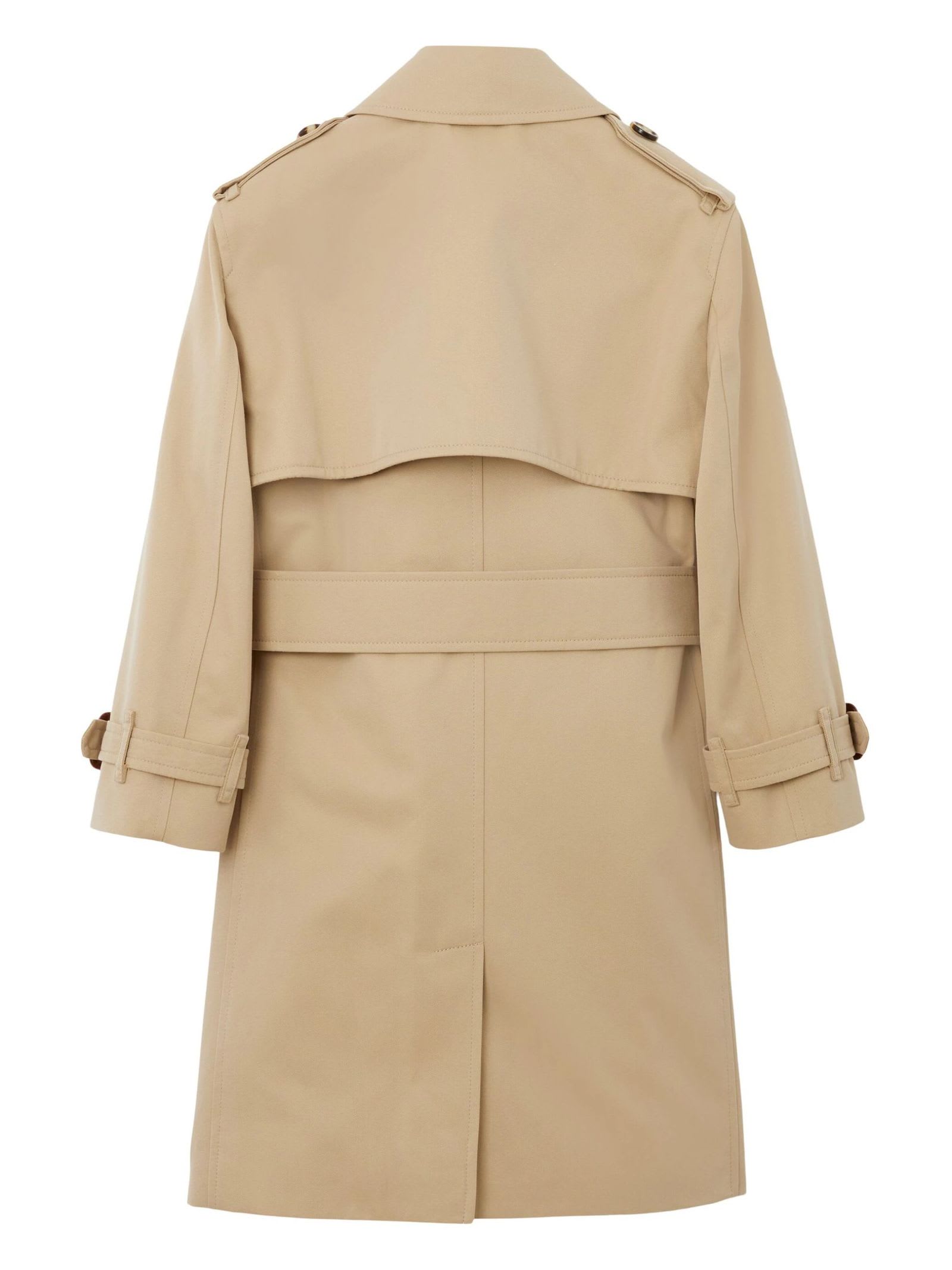 BURBERRY KIDS COATS BEIGE