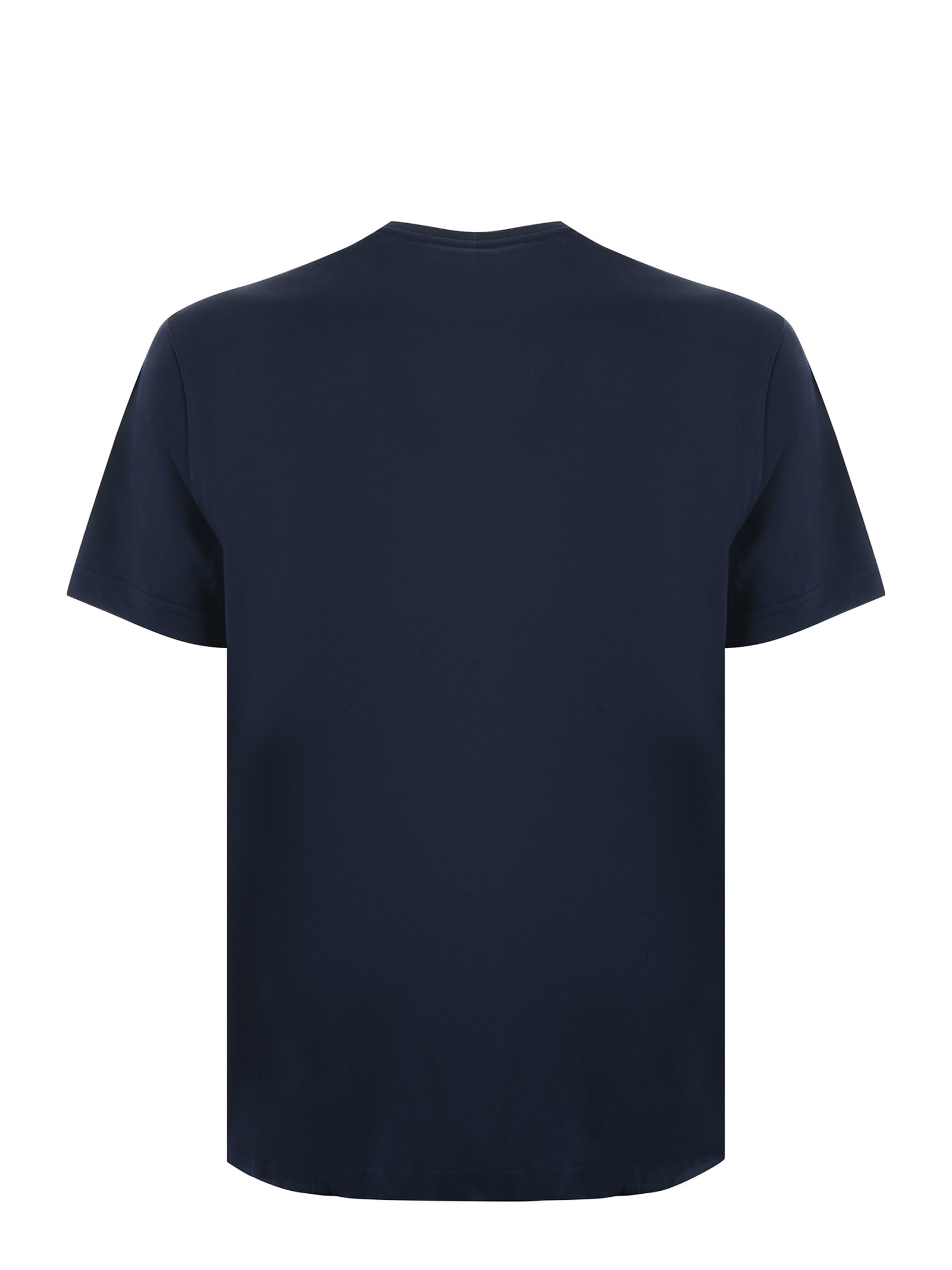 Shop Fay T-shirt In Blu Scuro