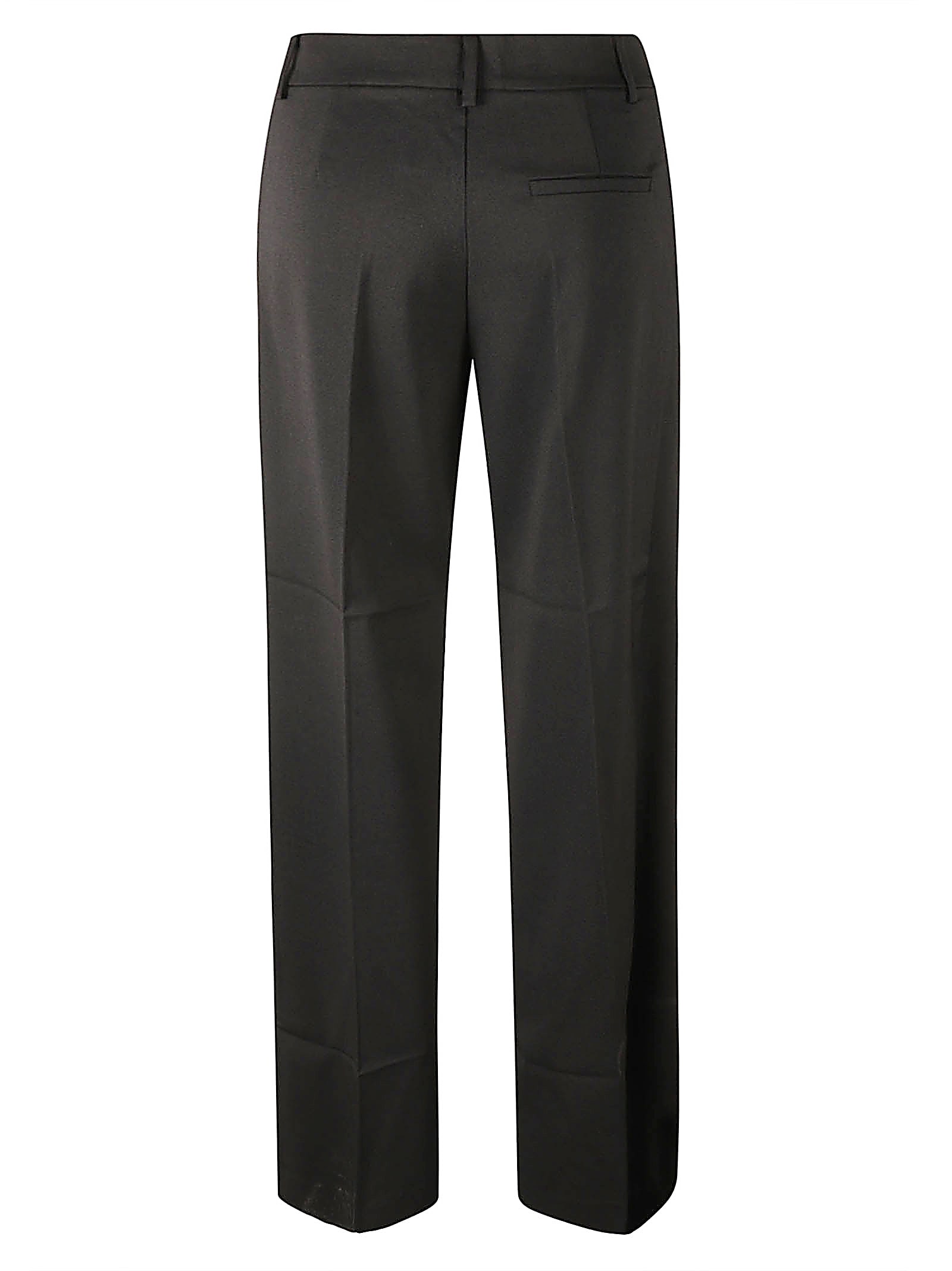 The Andamane Straight Concealed Trousers In Black