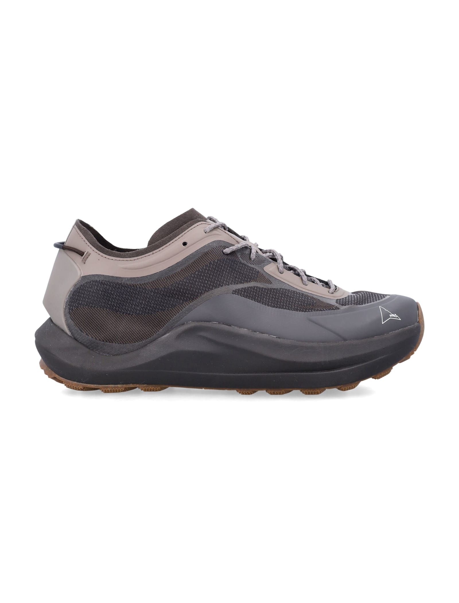 Roa Low-profile Sneakers With Textured Rubber Sole In Brown
