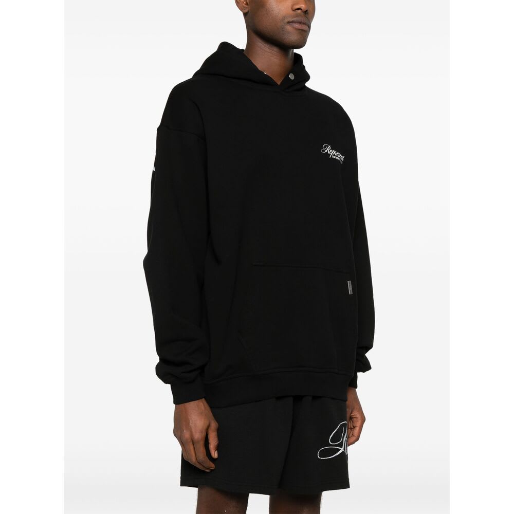 Represent Men's Owners Club Zip Hoodie In Black