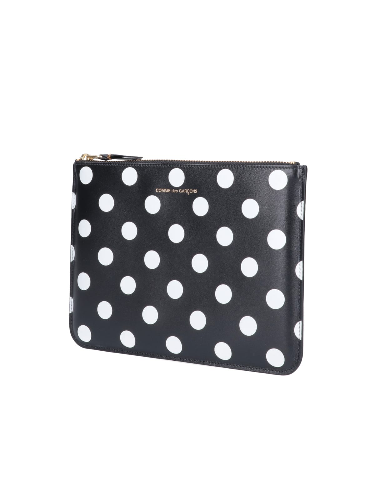 Comme Des Garçons 'polka Dots' Pouch In Black