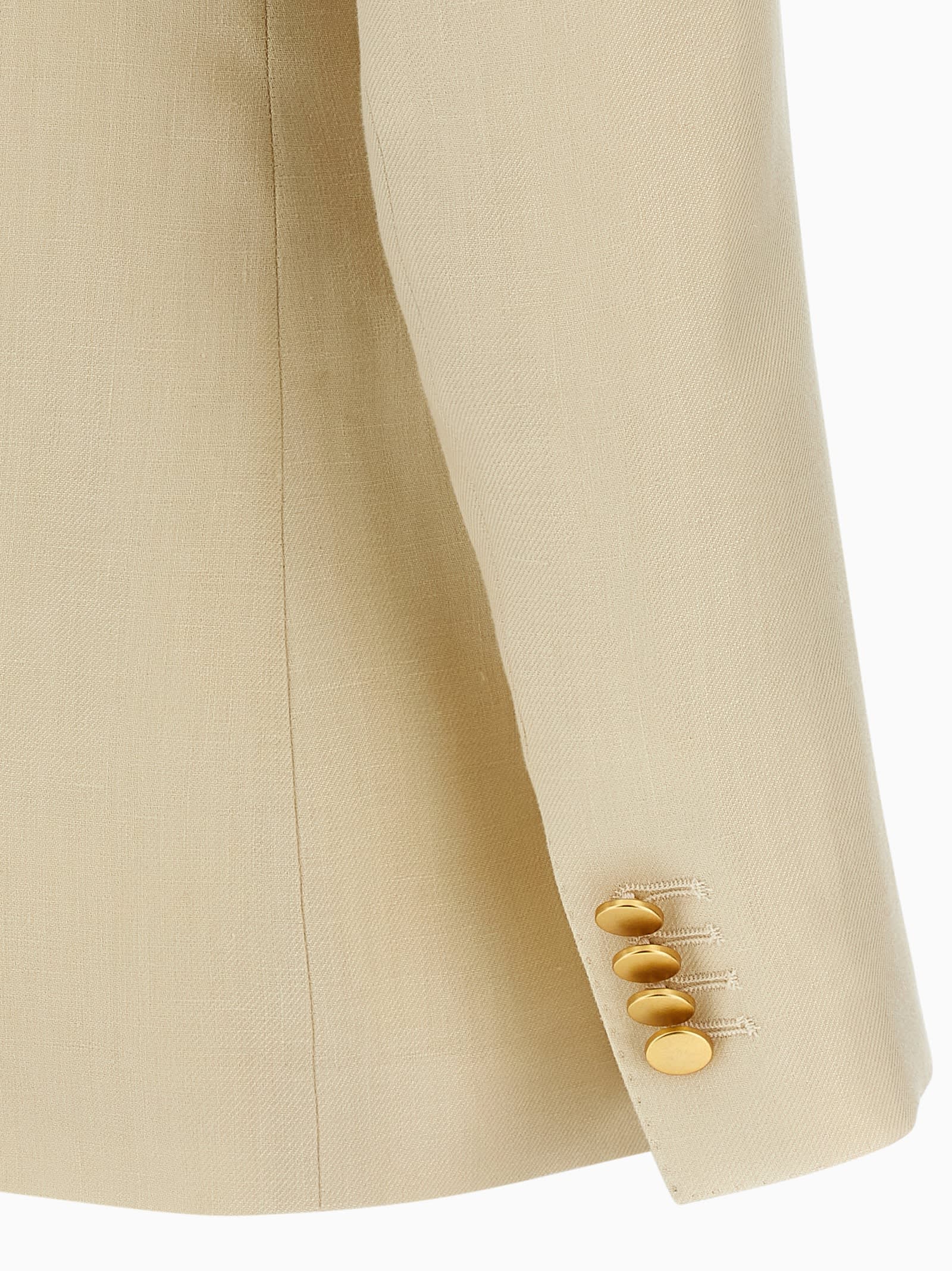 Tagliatore Beige Parigi Blazer In Beige