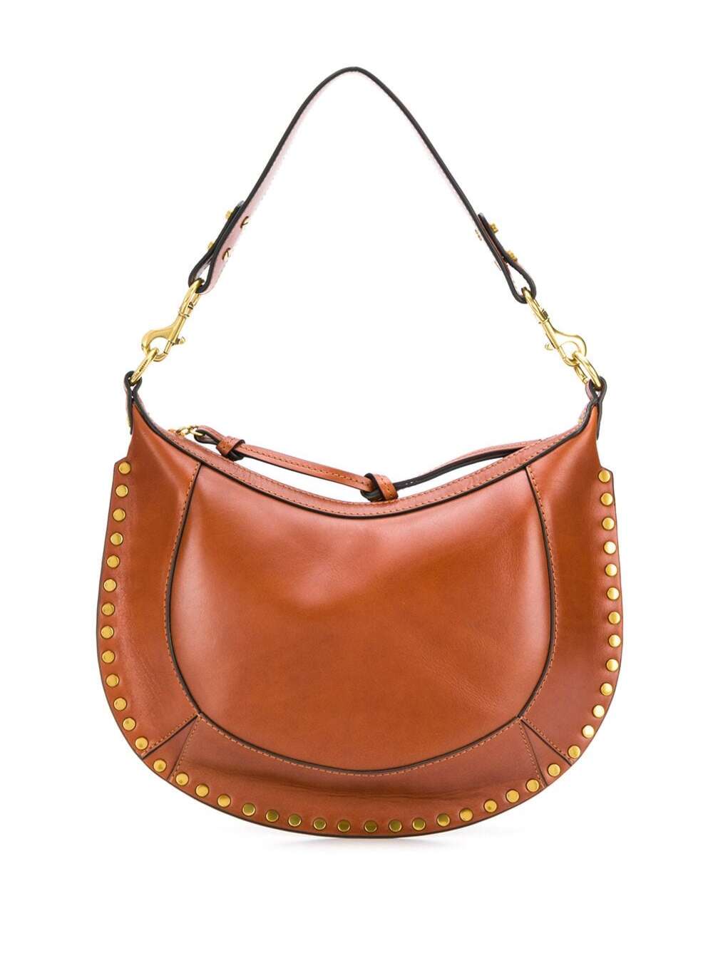 Isabel Marant Womans Brown Leather Naoko Crossbody Bag