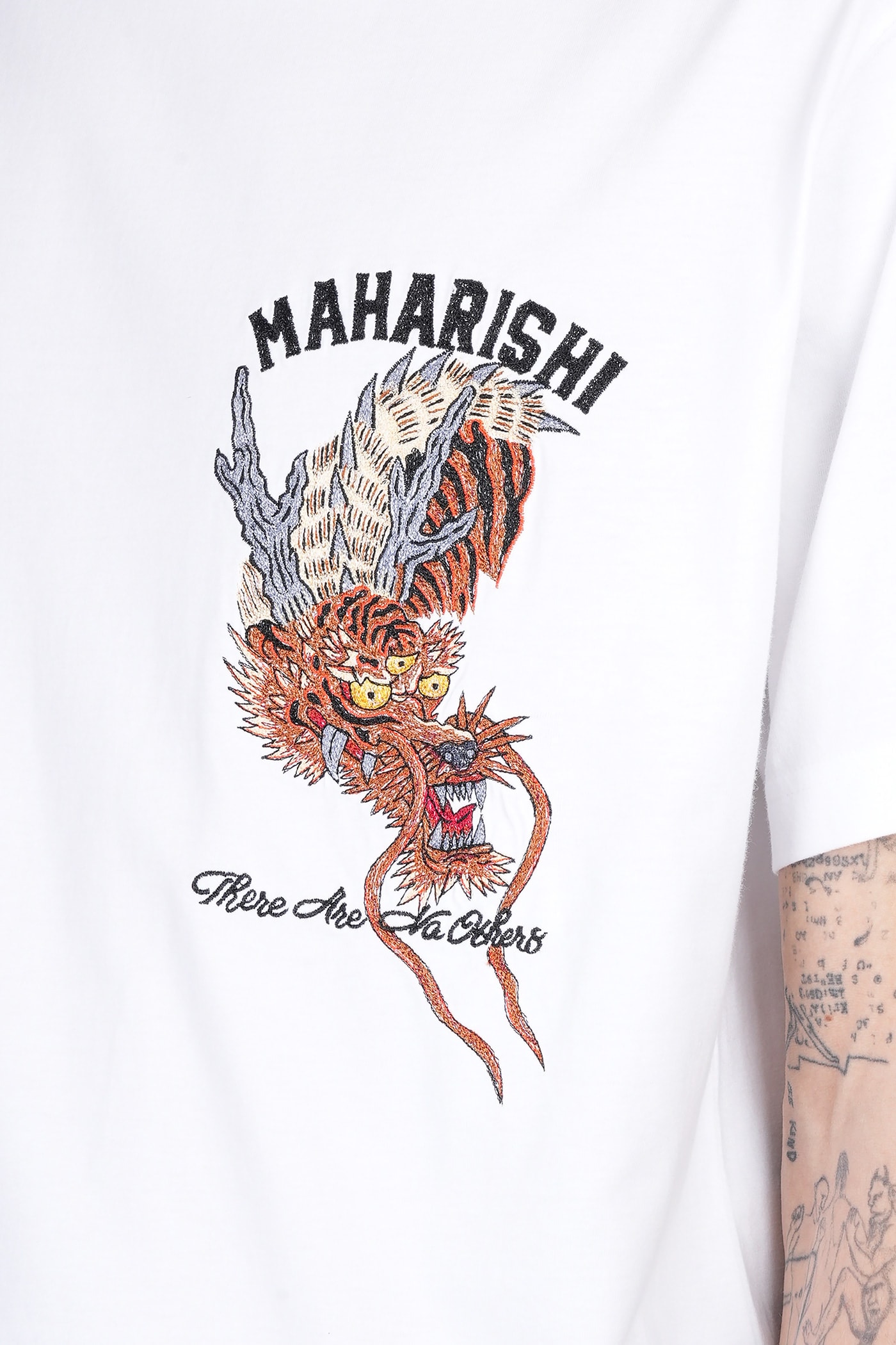 Maharishi T-shirt In White Cotton