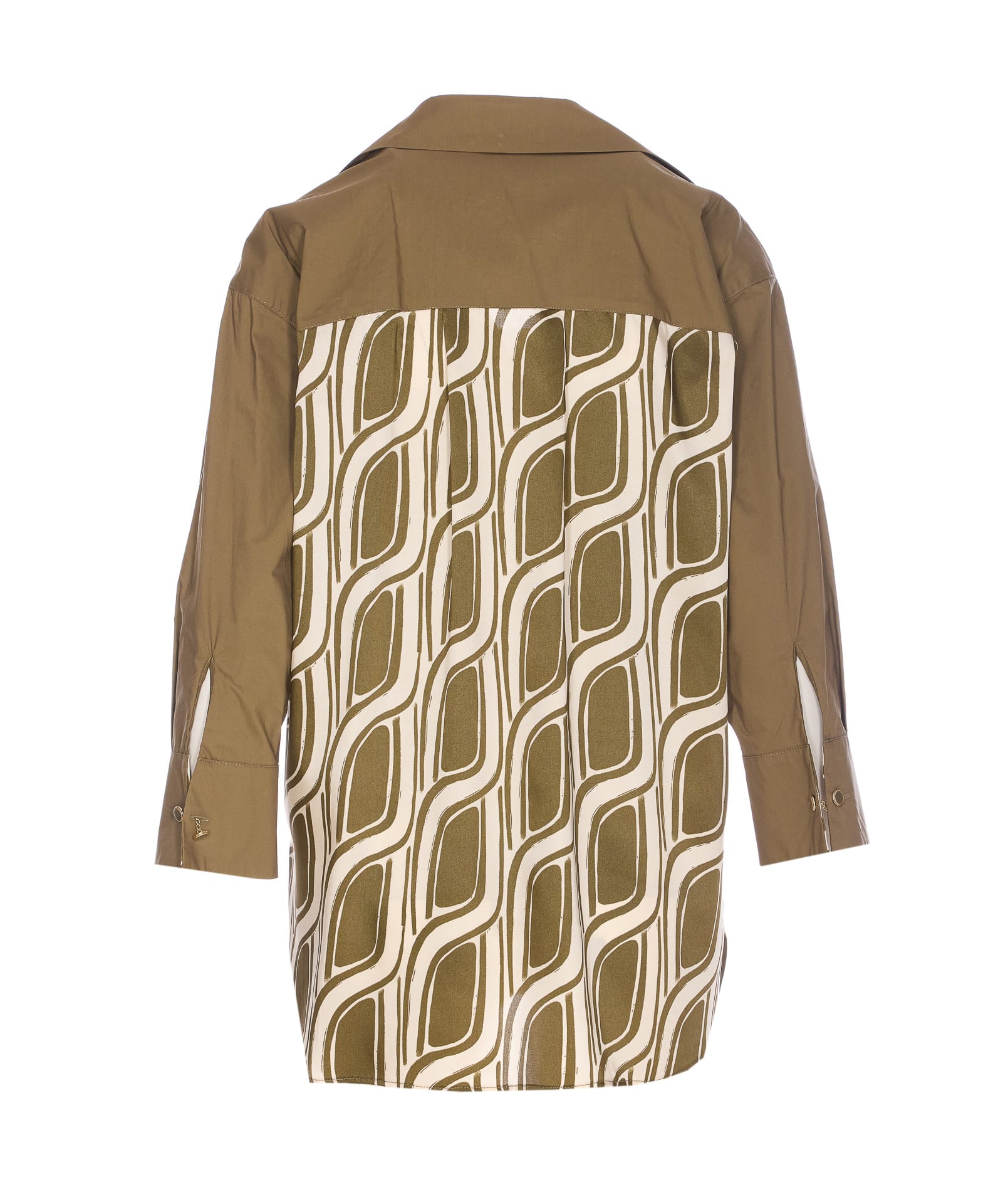 Liu •jo Collared Neck Shirt With Front Pocket