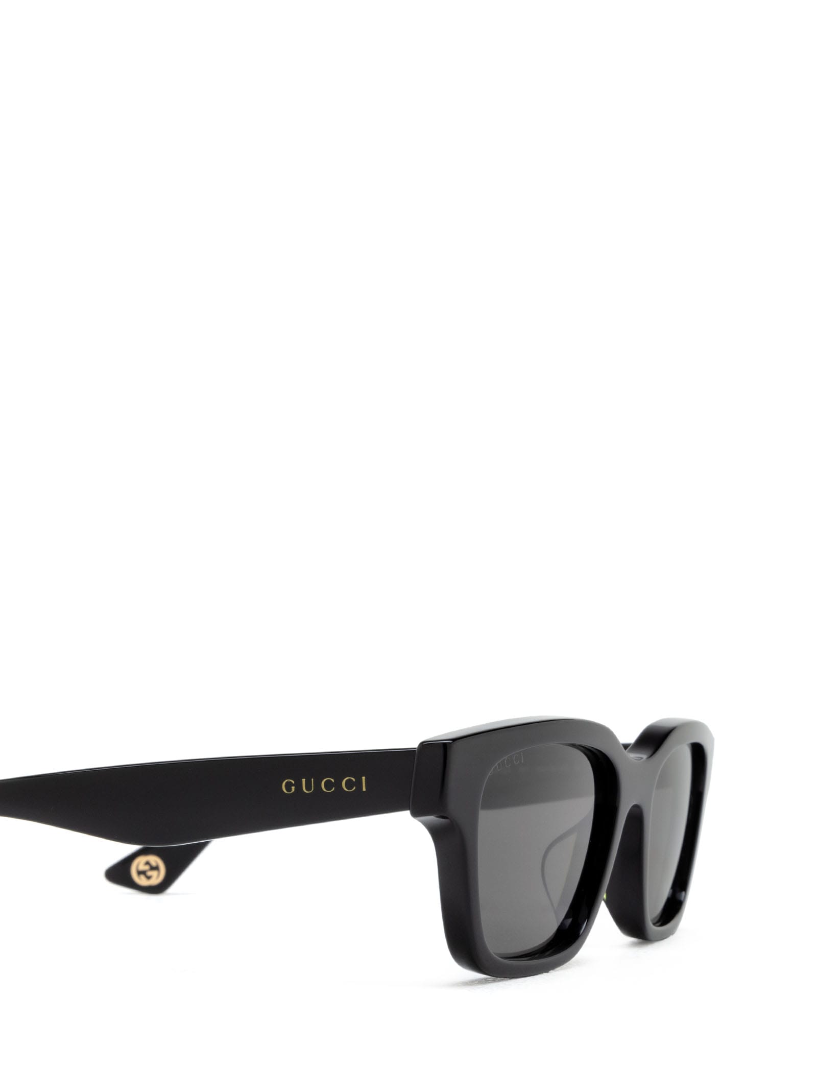Shop Gucci Gg1641sa Black Sunglasses