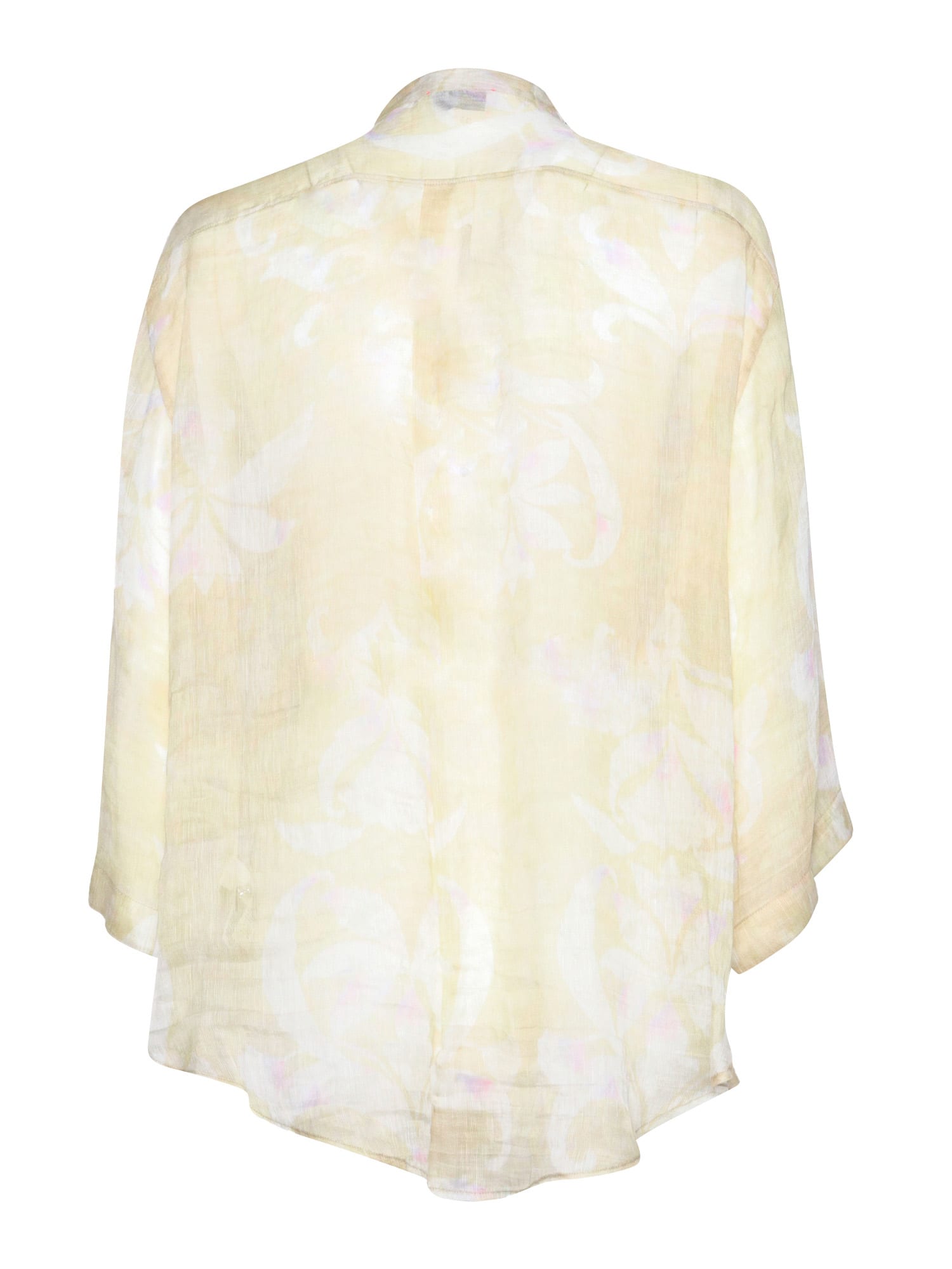 Shop Forte Forte The Secret Lily Silk Shirt In Green