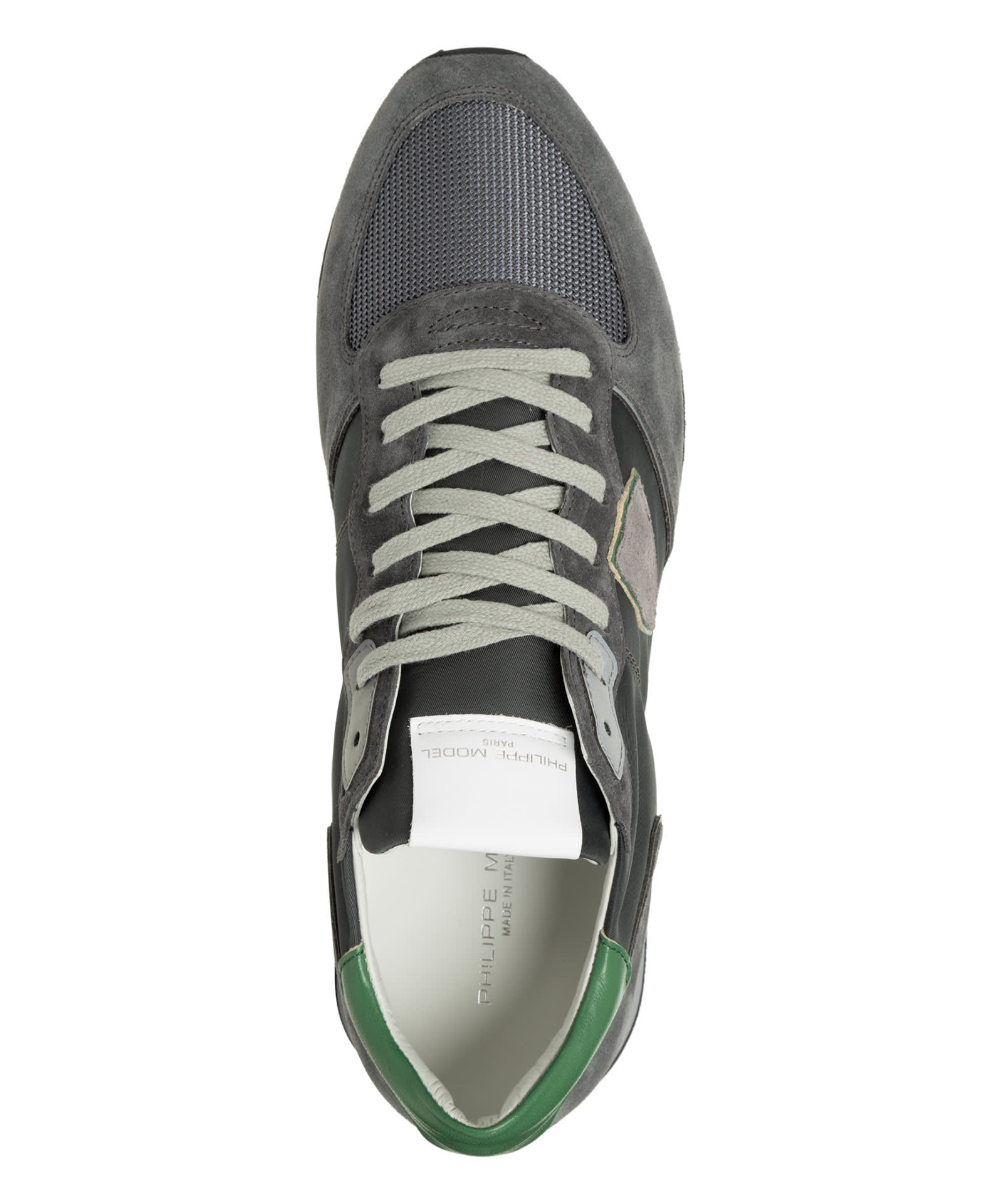 Shop Philippe Model Trpx Leather Sneakers