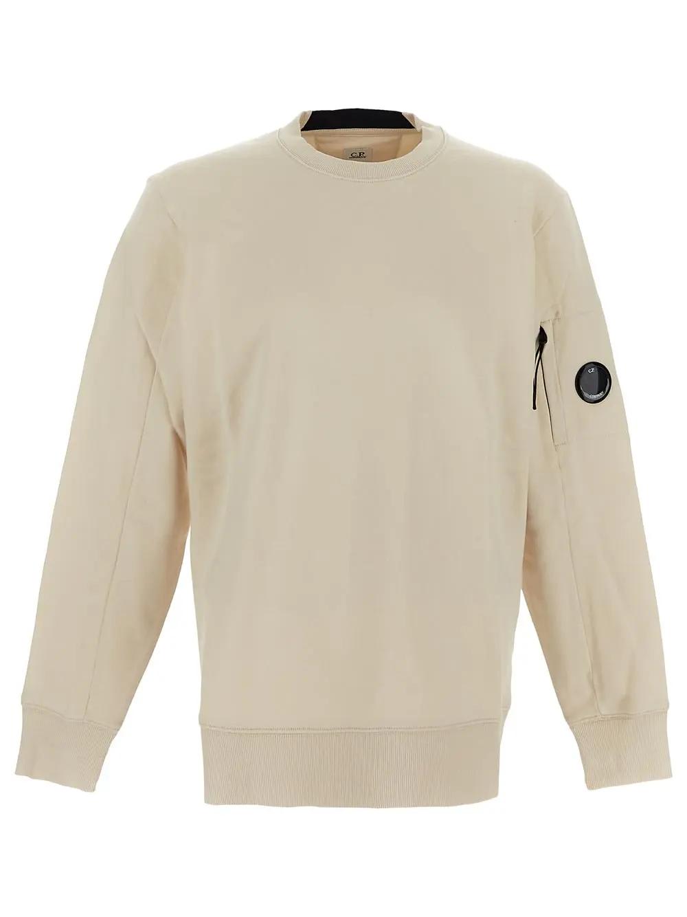 Shop C.p. Company Logo Sweatshirt In Pistachio