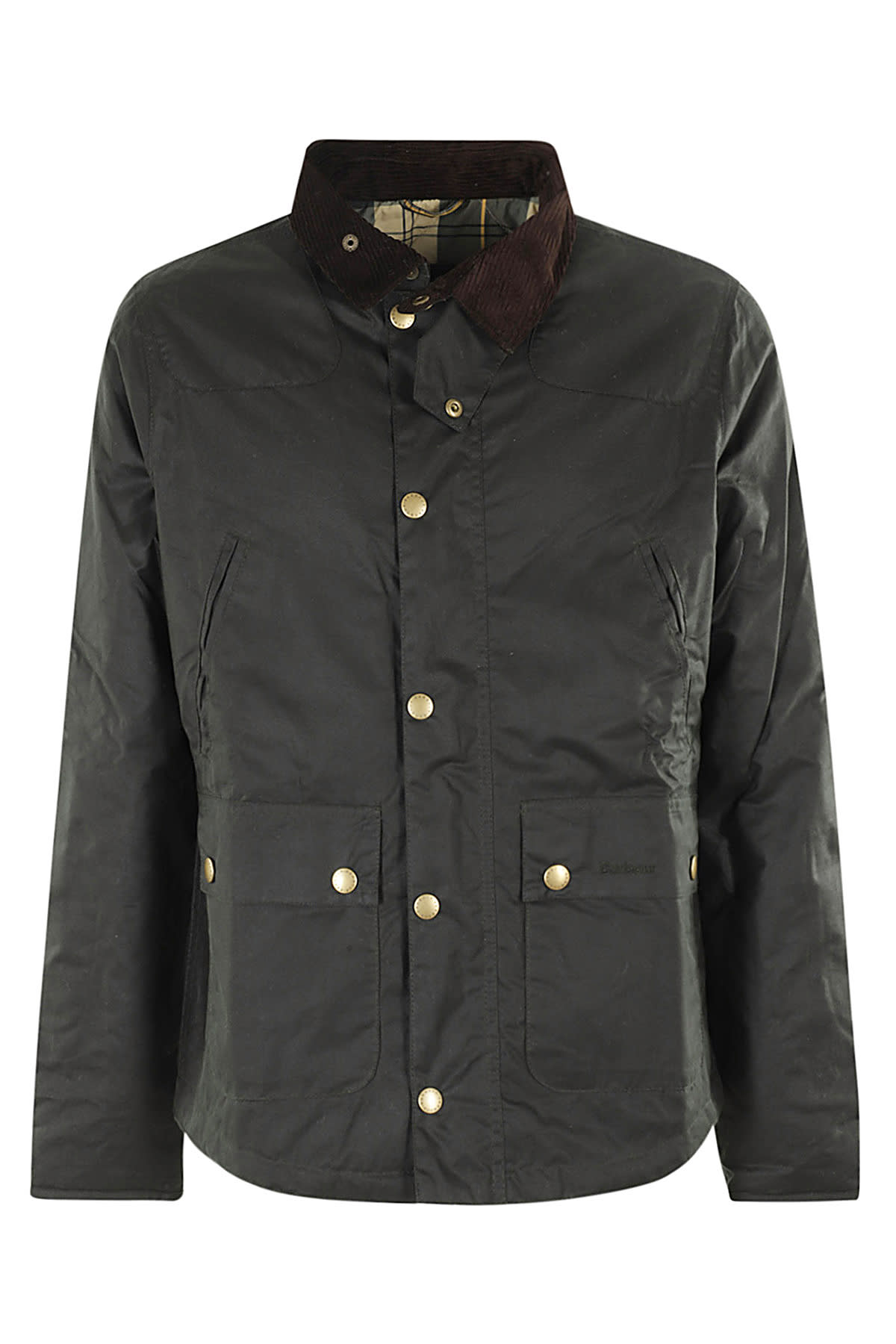 Shop Barbour Reelin Wax Jacket In Sage