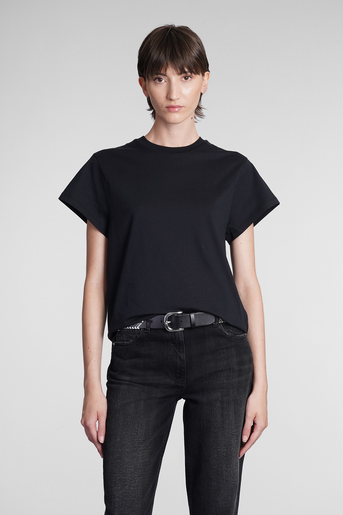 IRO Tabitha T-shirt In Black Cotton
