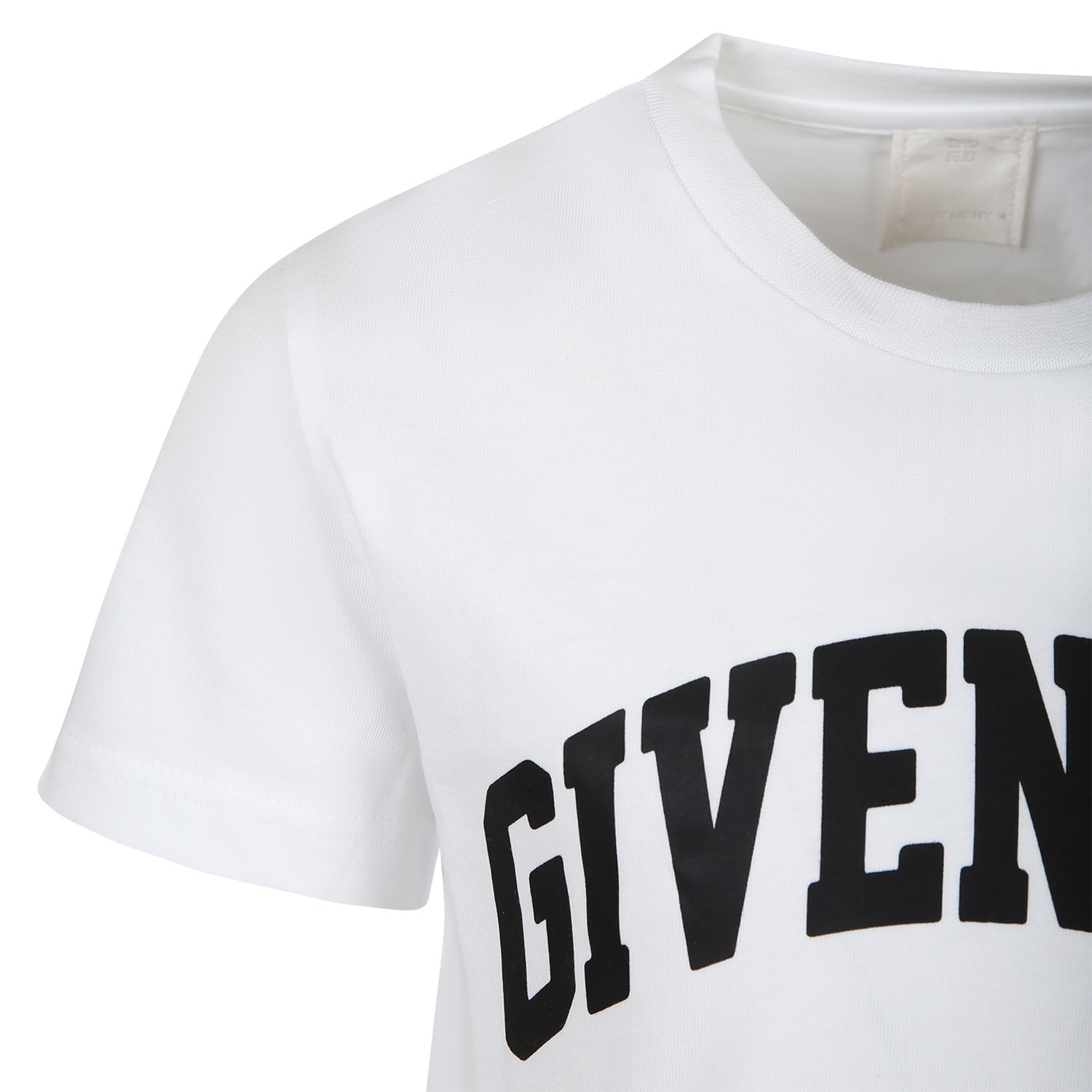 Shop Givenchy White T-shirt For Boy With Logo