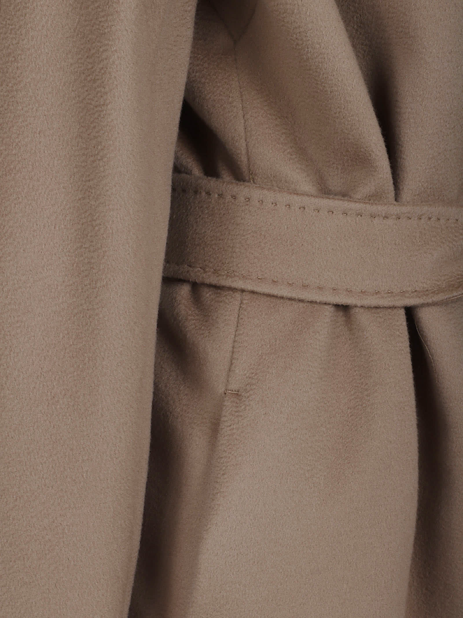 Weekend Max Mara Corte Coat In Brown