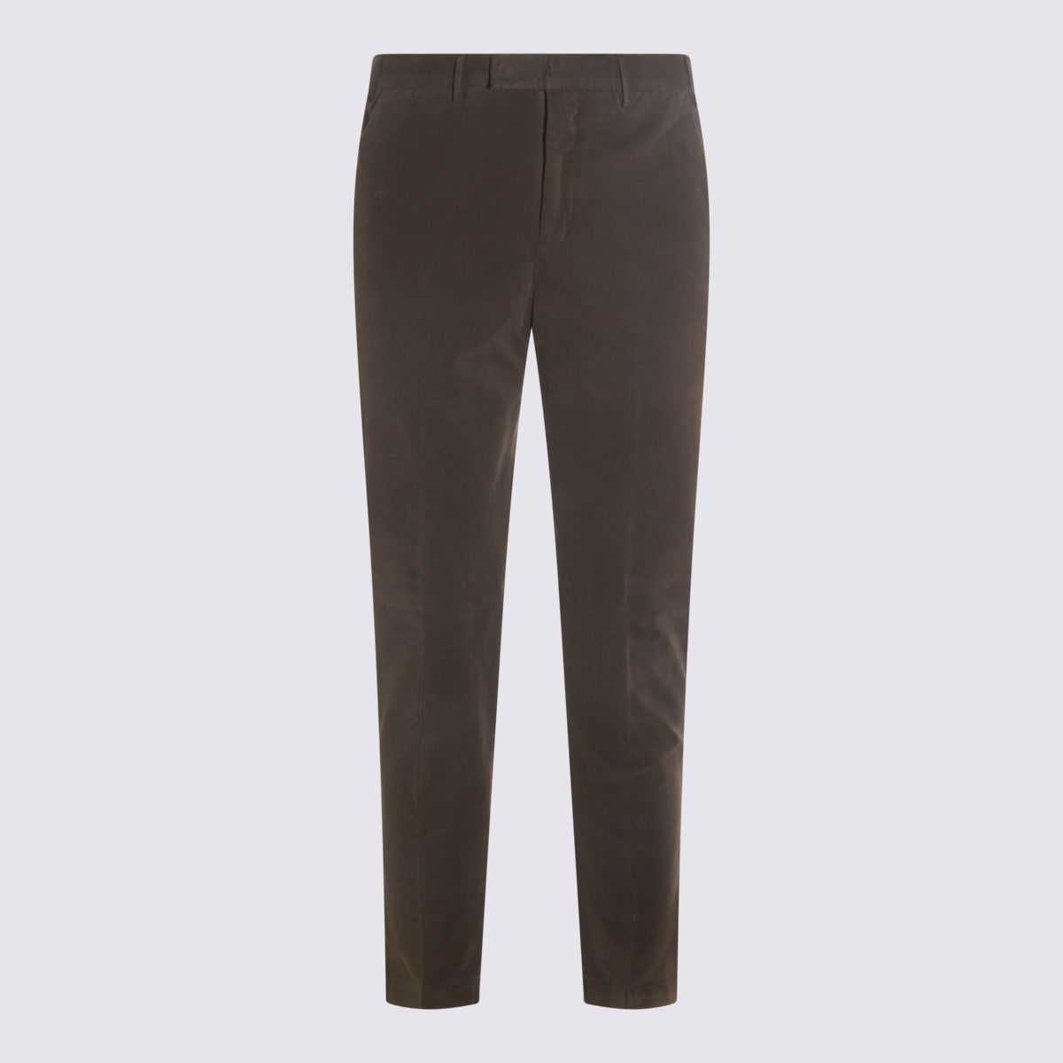 Brown Cotton Pants