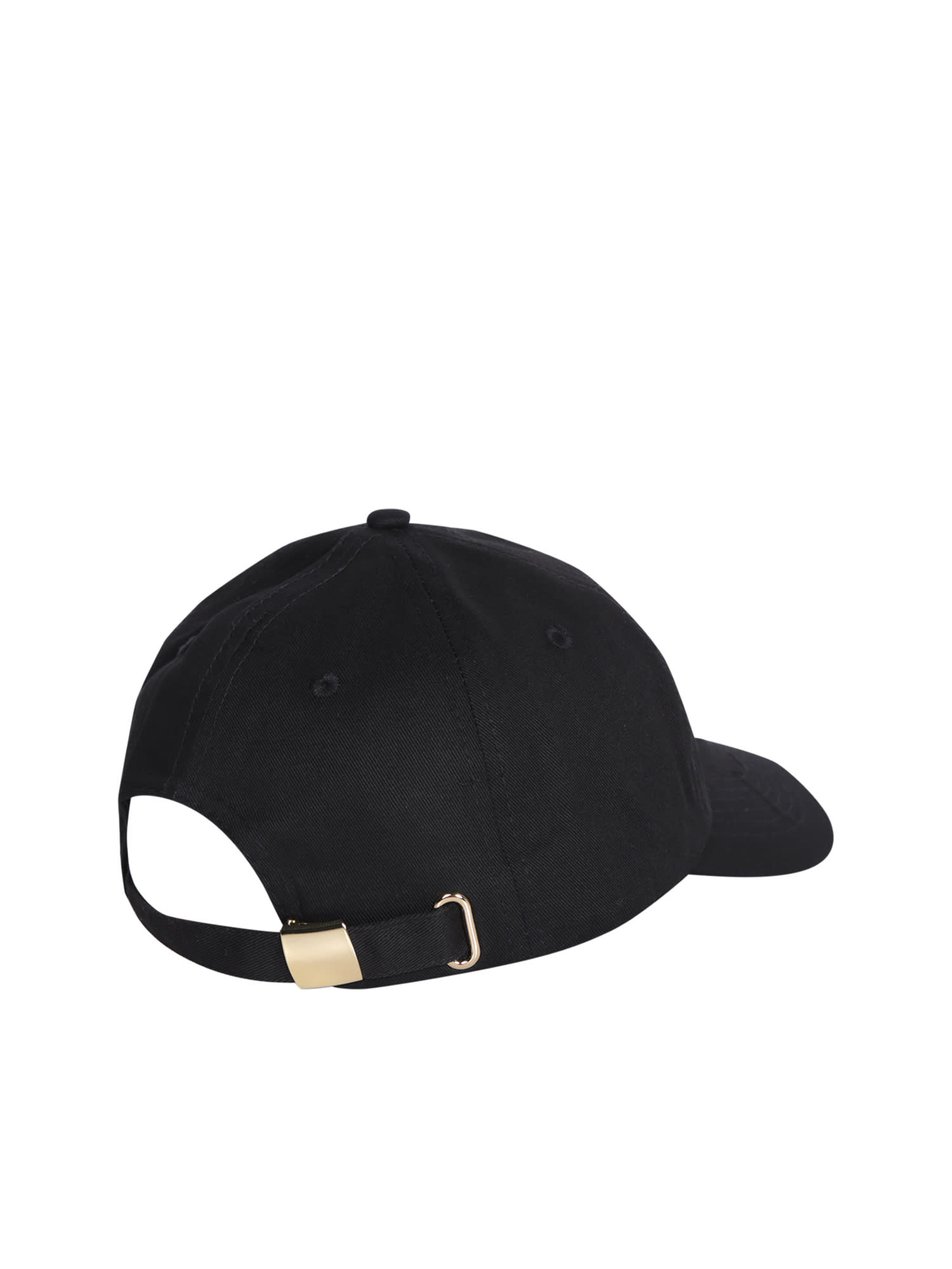 Shop Versace Jeans Couture Black Baseball Cap By