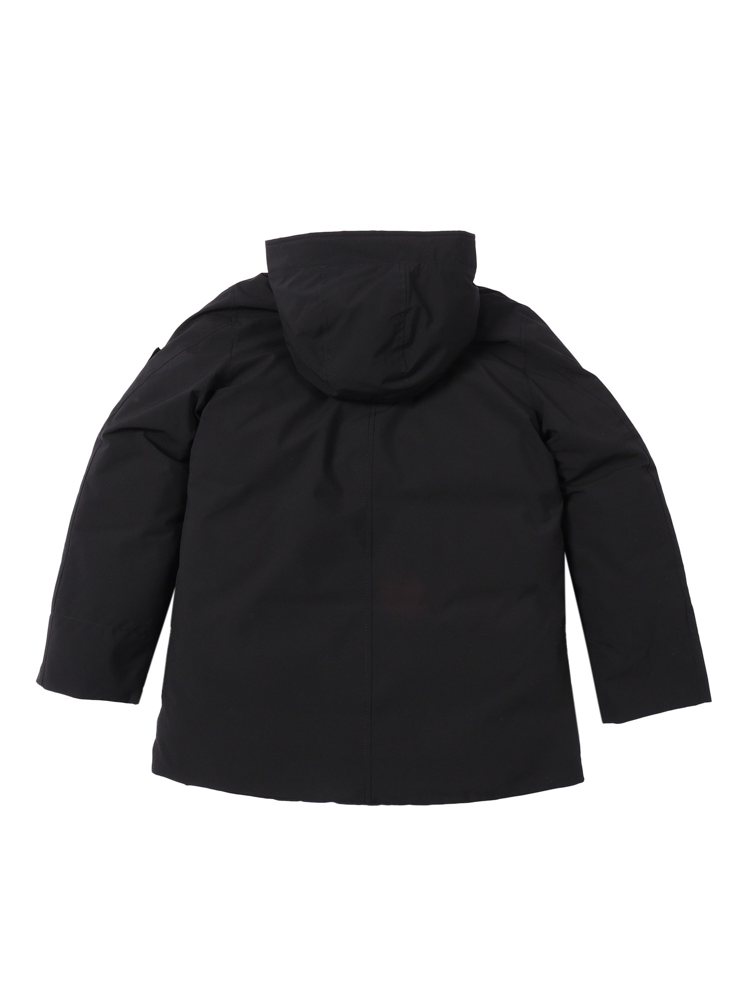 Stone Island Down Jacket In Black