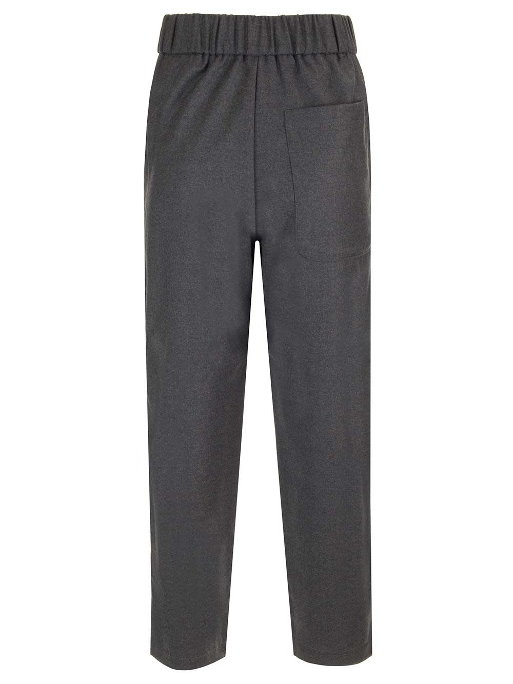 Shop Barena Venezia Joie Trousers In Grey