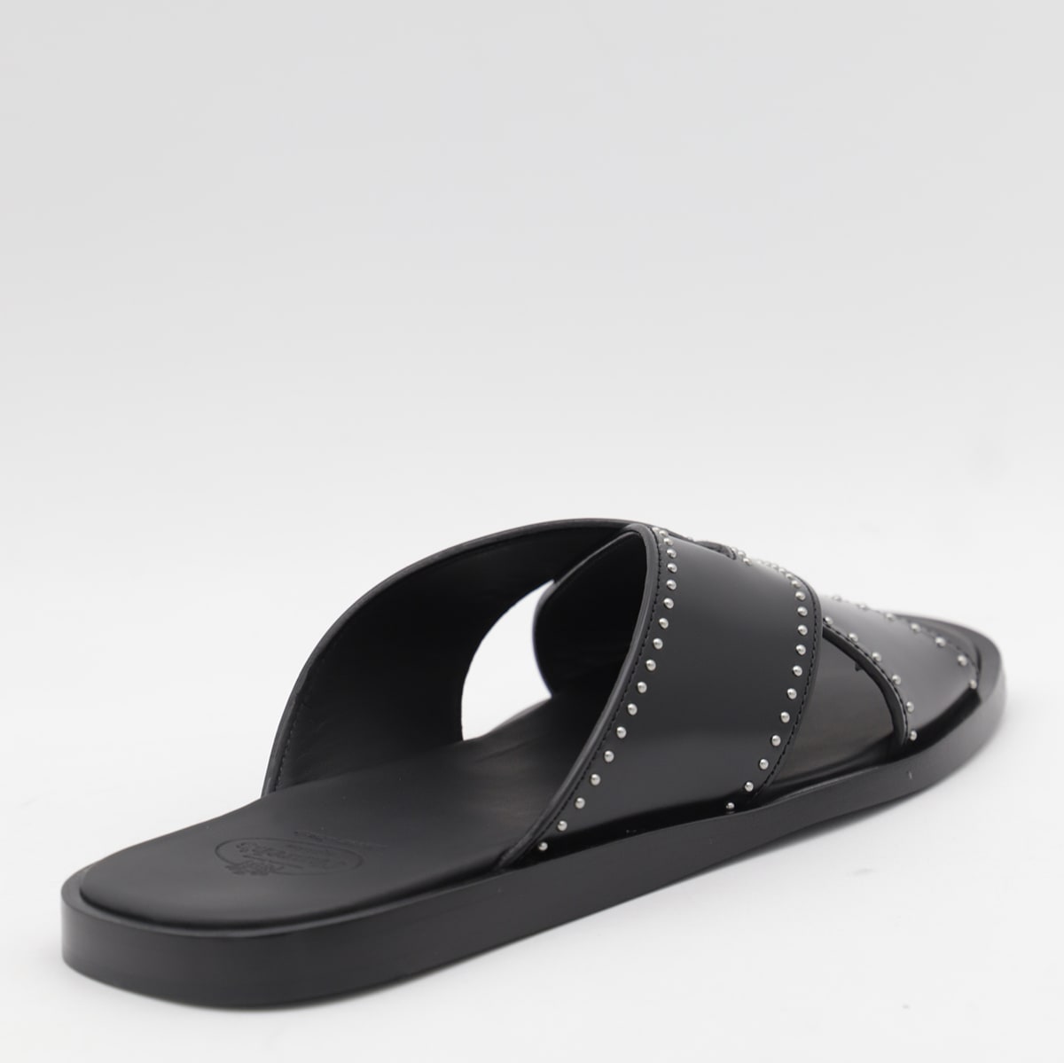 Shop Church's Black Leather Flat
