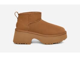 Shop Ugg W Classic Ultra Mini New Heights In Cammello