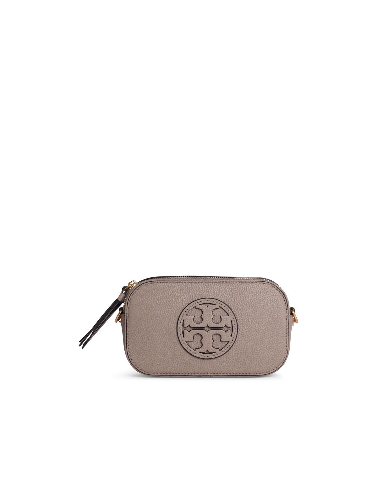 Shop Tory Burch Miller Mini Shoulder Bag In Fresh Clay