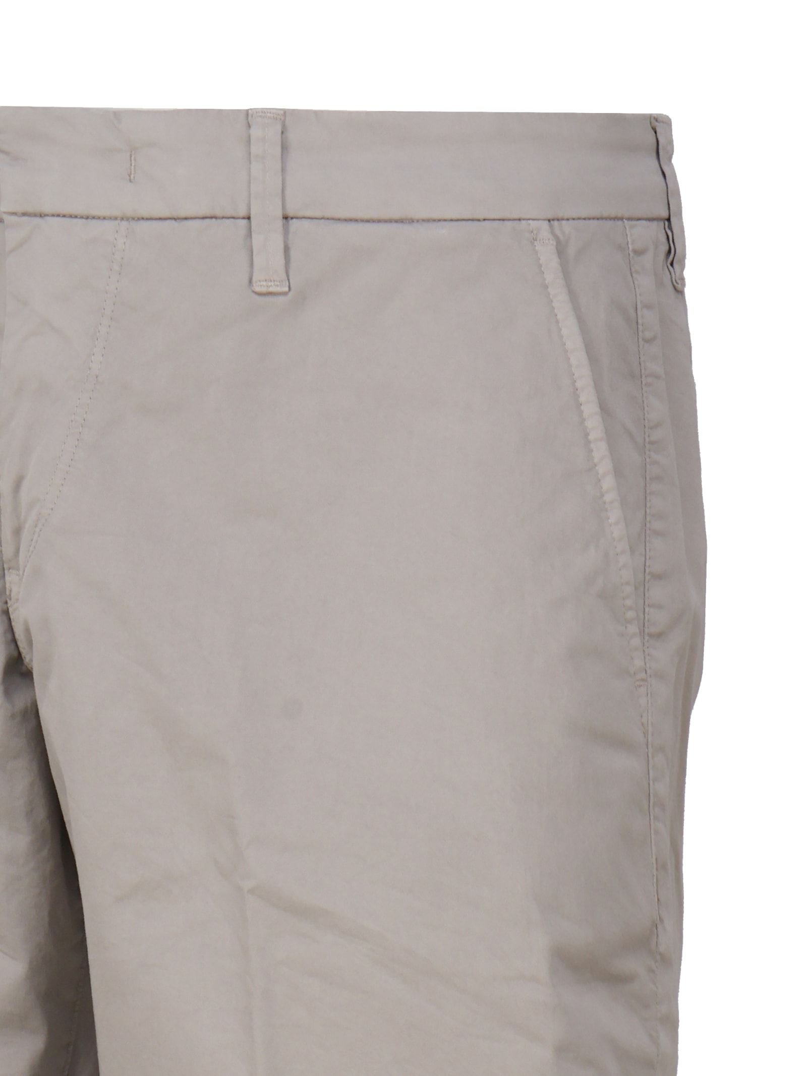 Shop Fay Cotton Bermuda Shorts In Grey