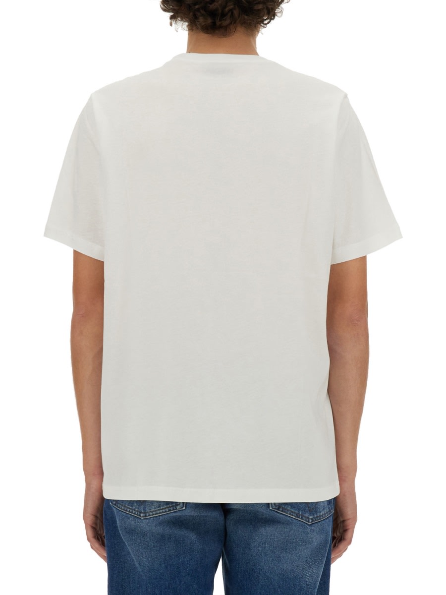 Ps By Paul Smith Happy T-shirt In White