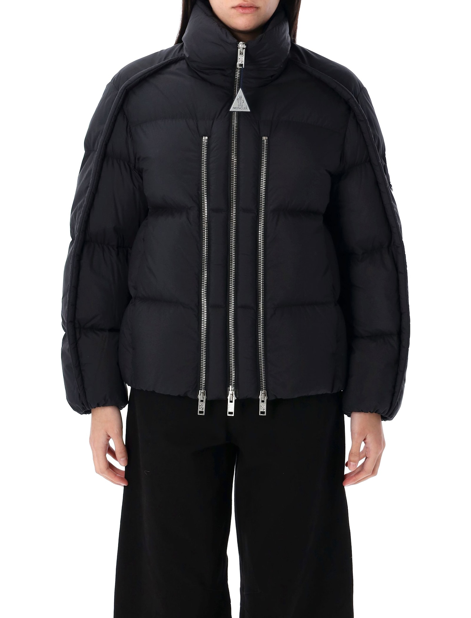 Moncler Jayel Short Down Jacket In Black