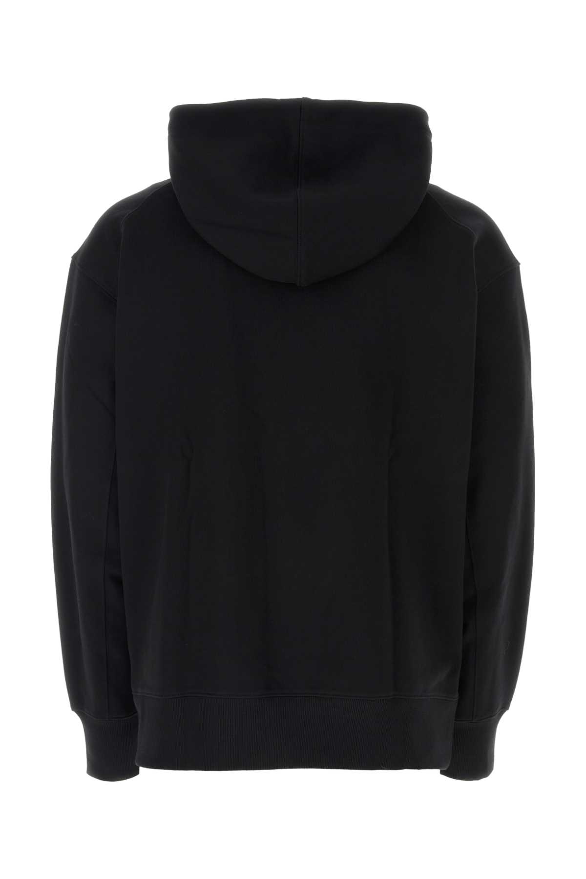 Y-3 Back Cotton Sweatshirt In Black