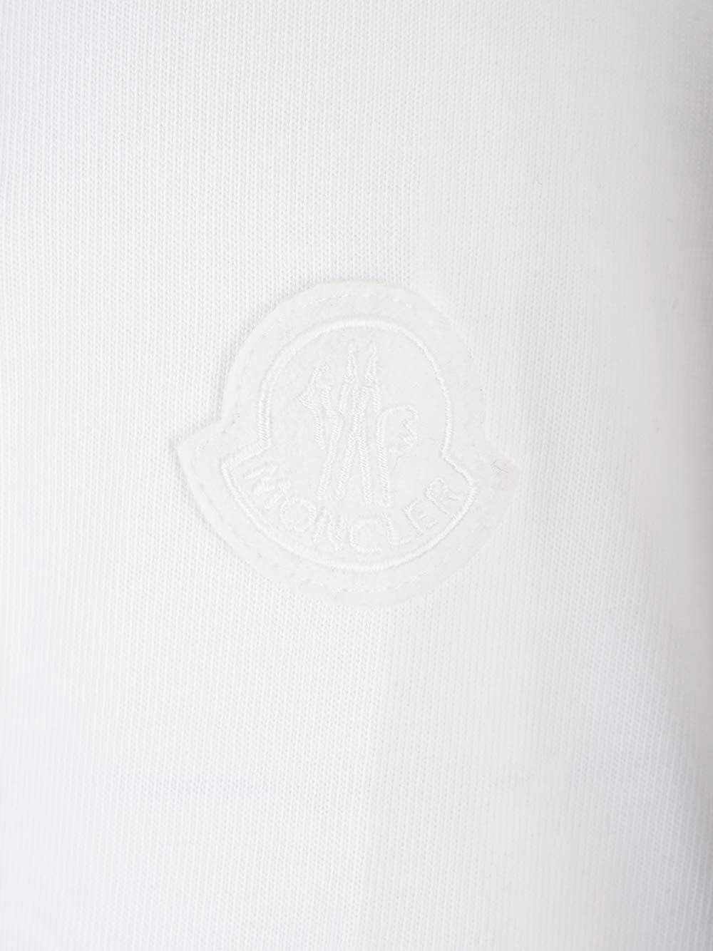 Shop Moncler Logoed T-shirt In White