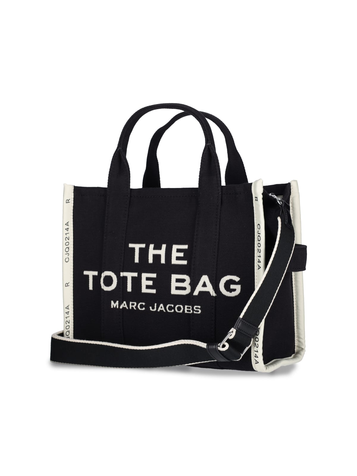 Marc Jacobs The Jacquard Medium Tote Bag In Black