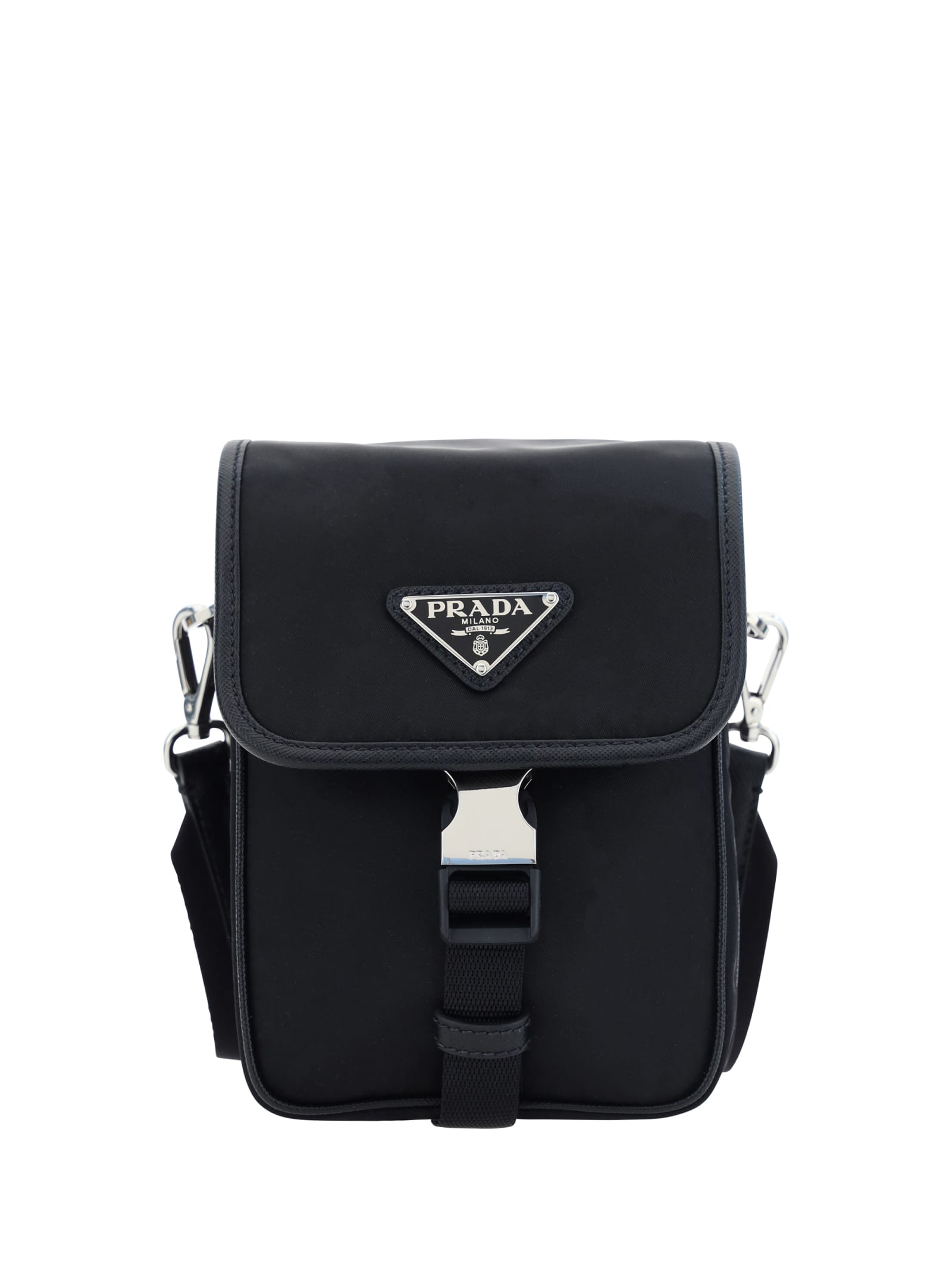 Shop Prada Shoulder Bag In Nero