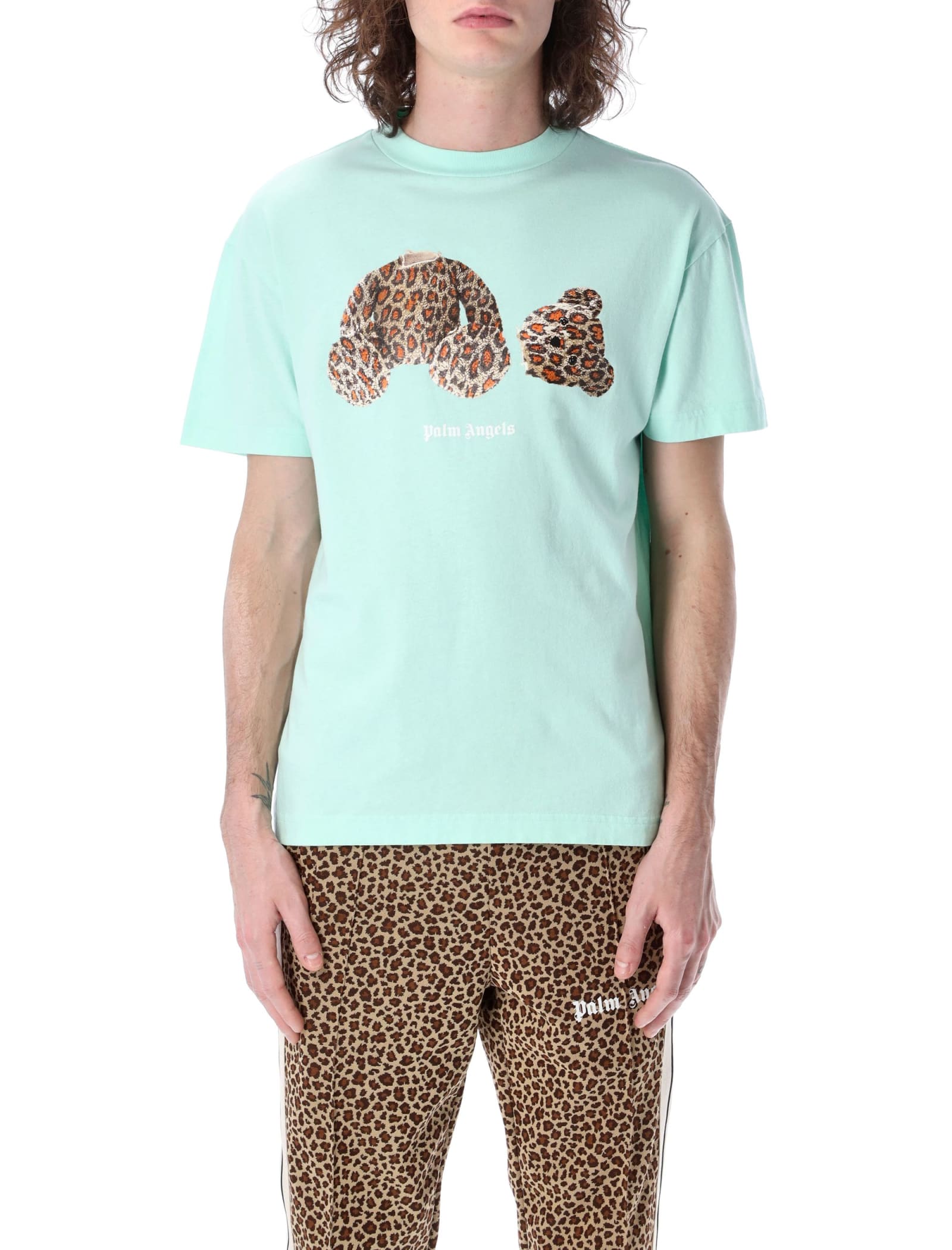 Palm Angels Leopard Bear T-shirt