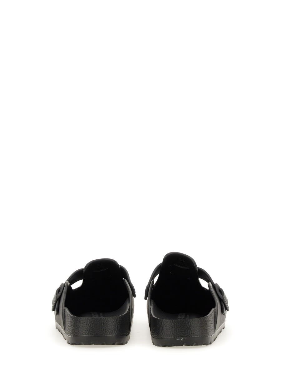 Shop Birkenstock Eva Boston Sabot In Black