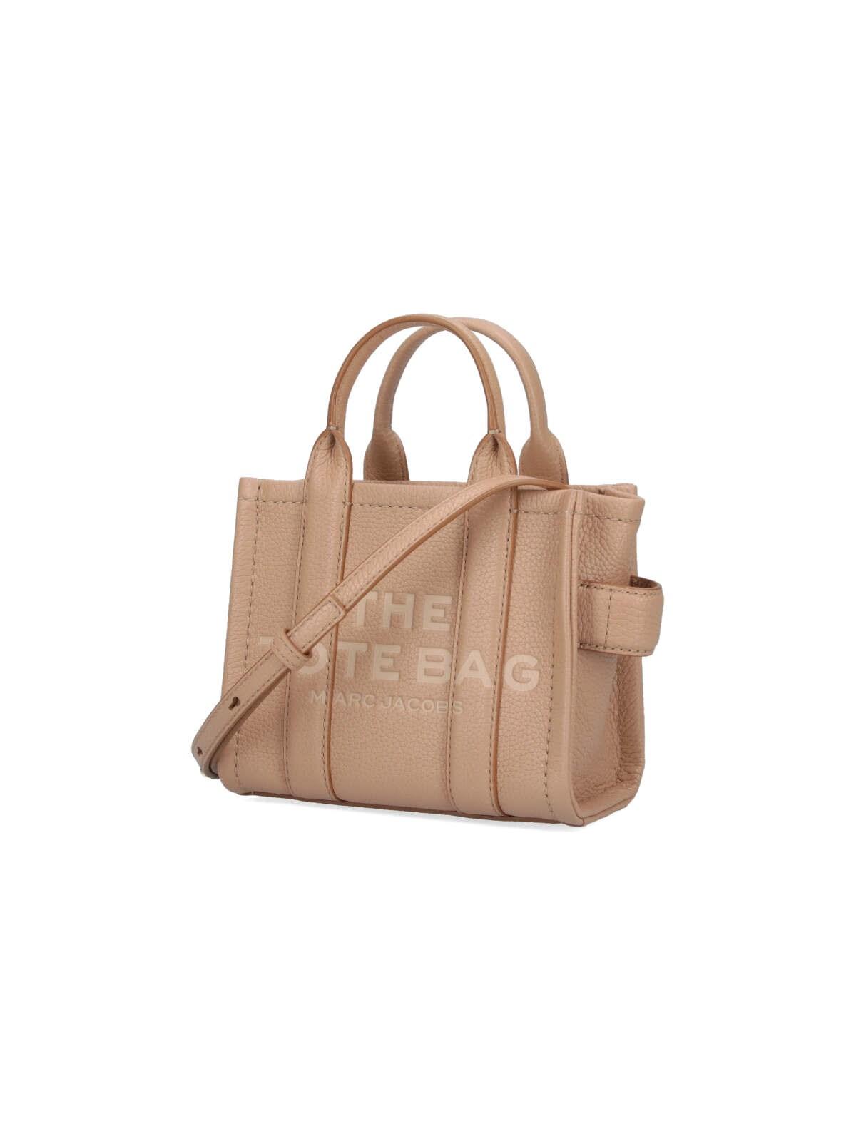 Shop Marc Jacobs The Mini Tote In Brown