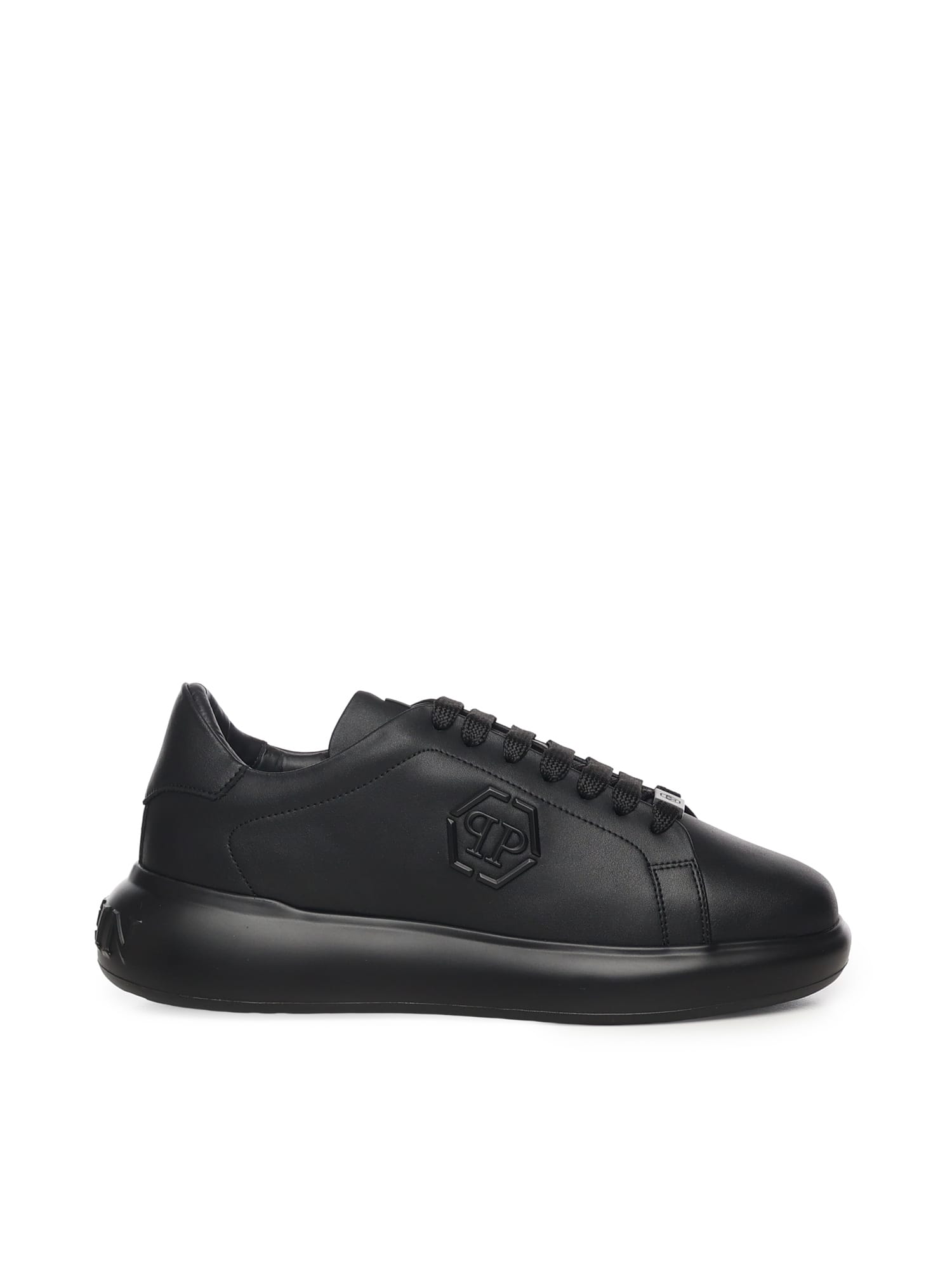 Philipp Plein Hexagon Low Top Sneakers In Animal Print