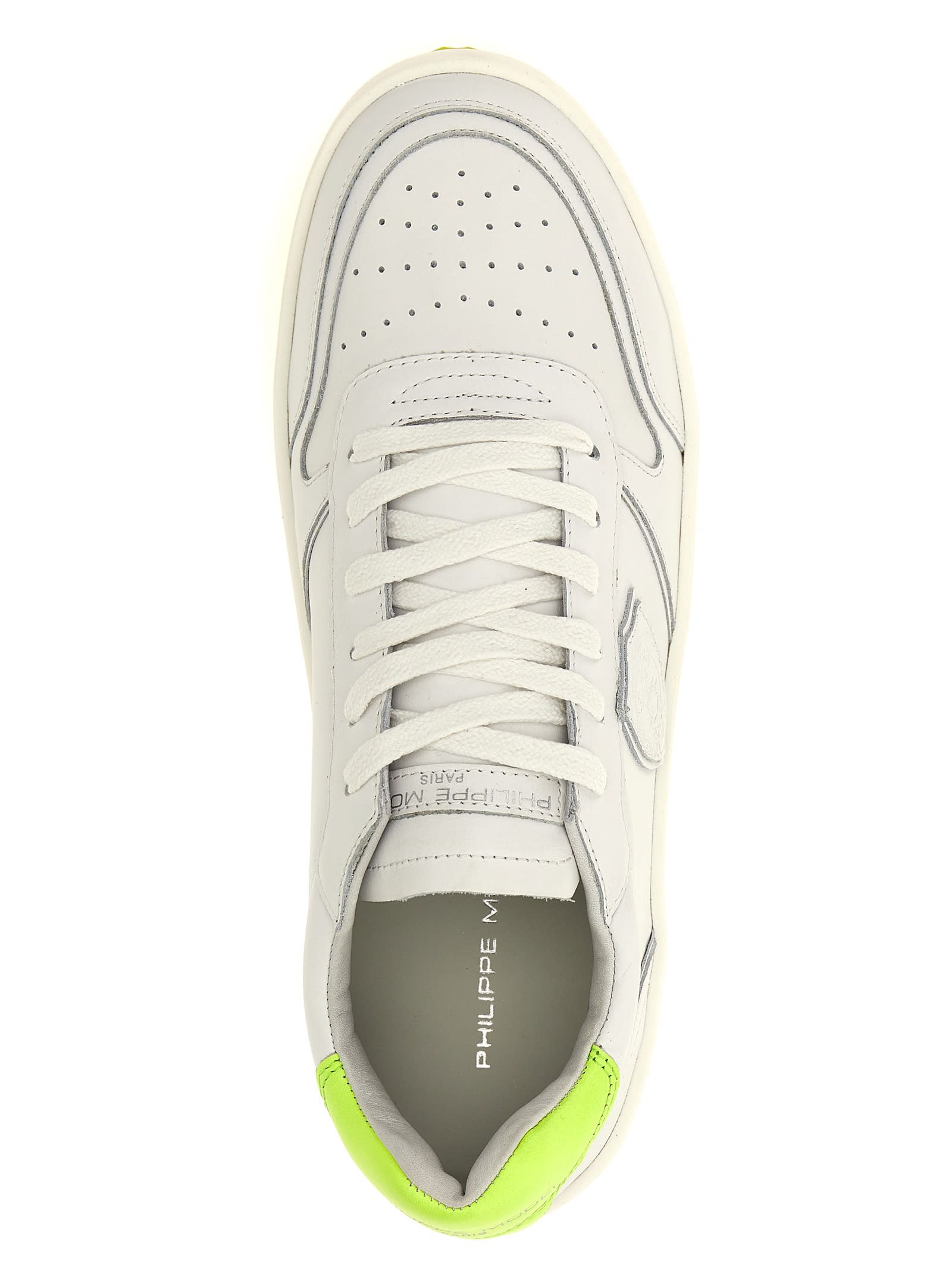 Shop Philippe Model Nice Low Sneakers In Multicolor