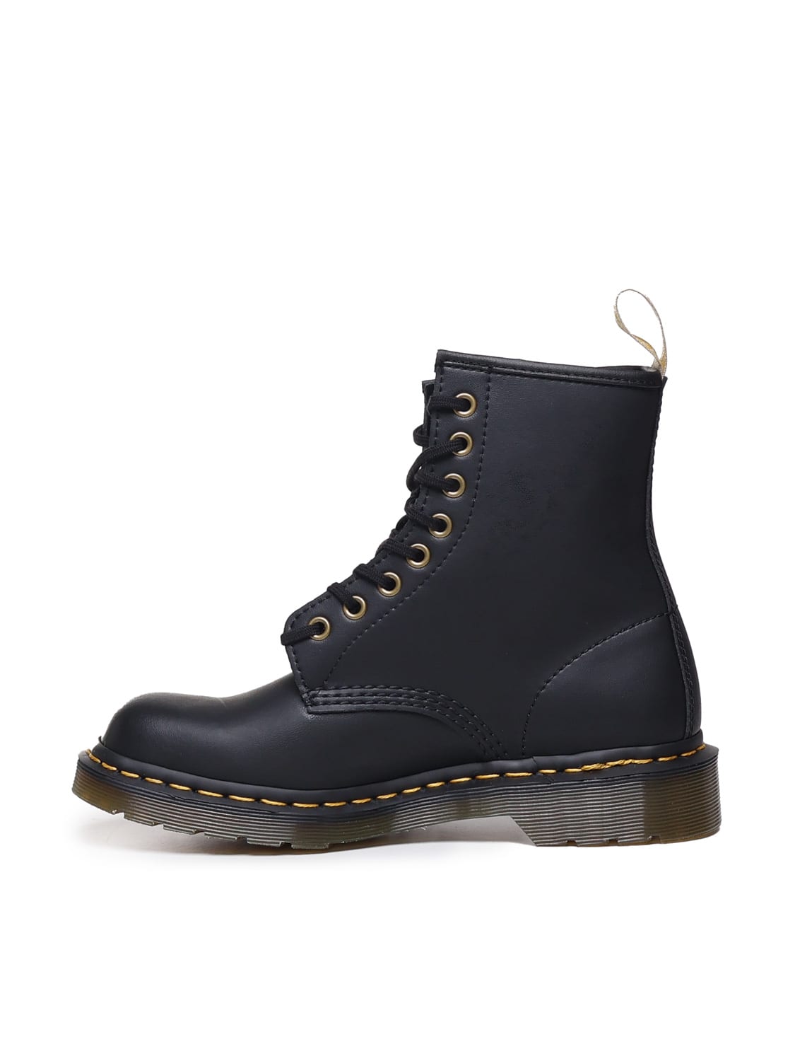 Shop Dr. Martens' 1460 Vegan Lace-up Boots In Black Felix Rub Off