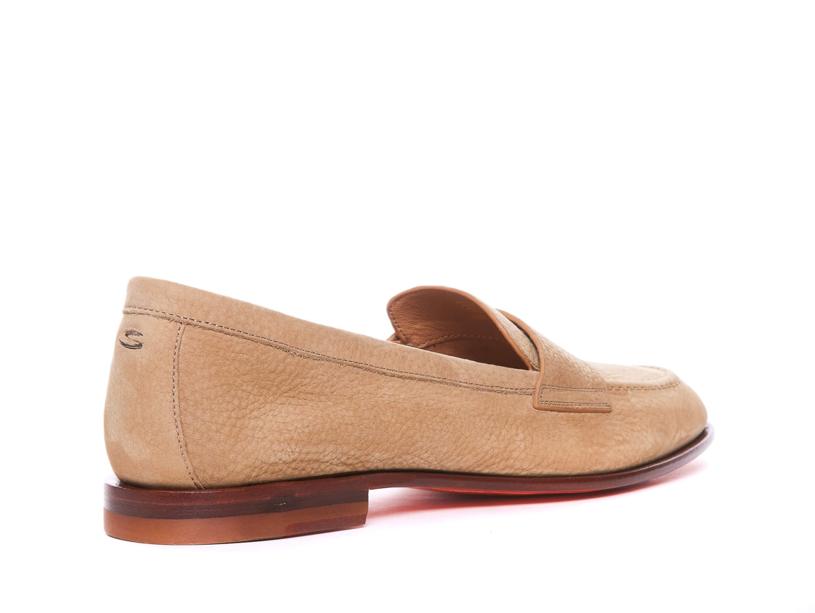 Shop Santoni Famed Loafers In Brown