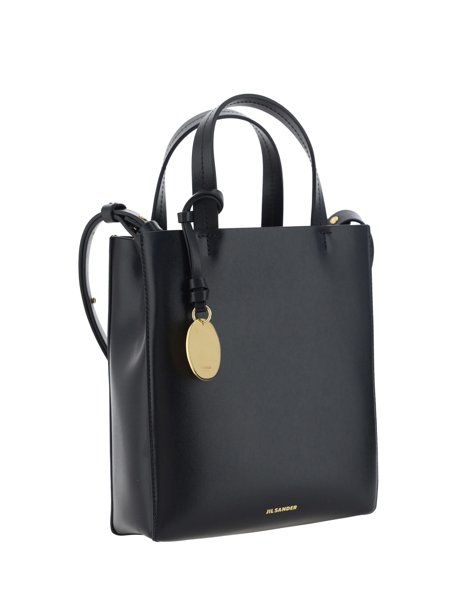 Shop Jil Sander Handbag In Black