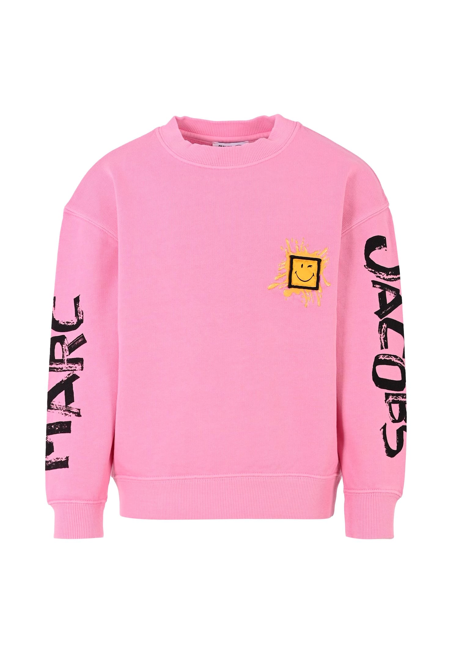 Marc Jacobs Kids' Pink Sweatshirt For Girl With Patch