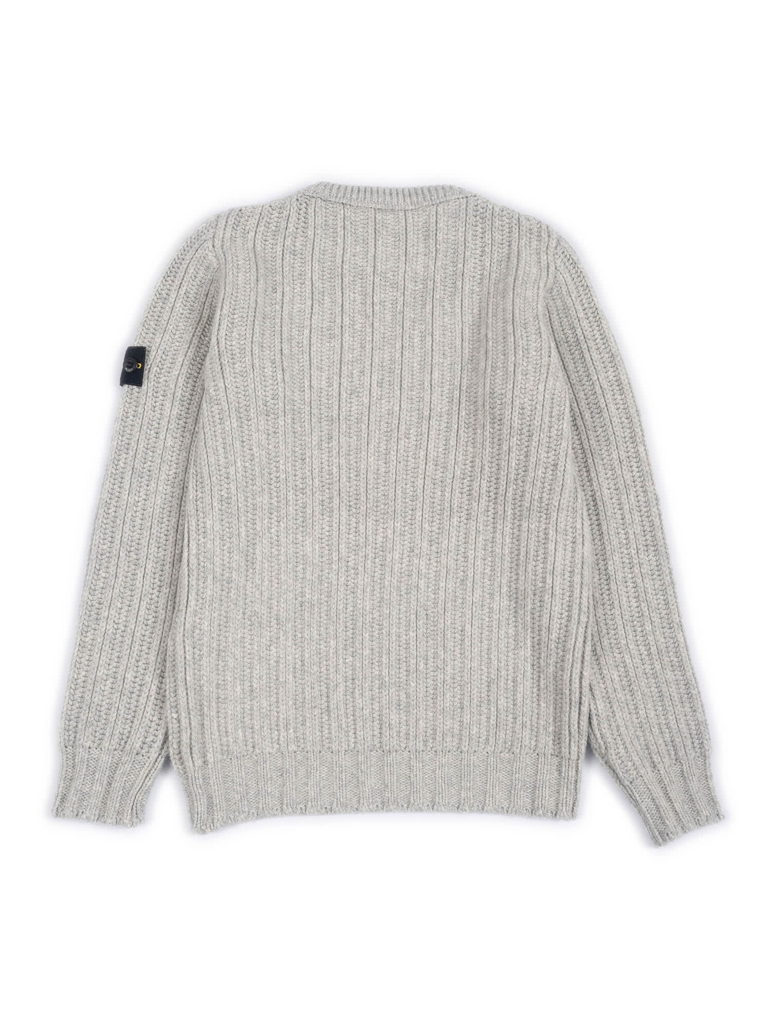 Stone Island Sweater Junior Kids Color Grey In Gray