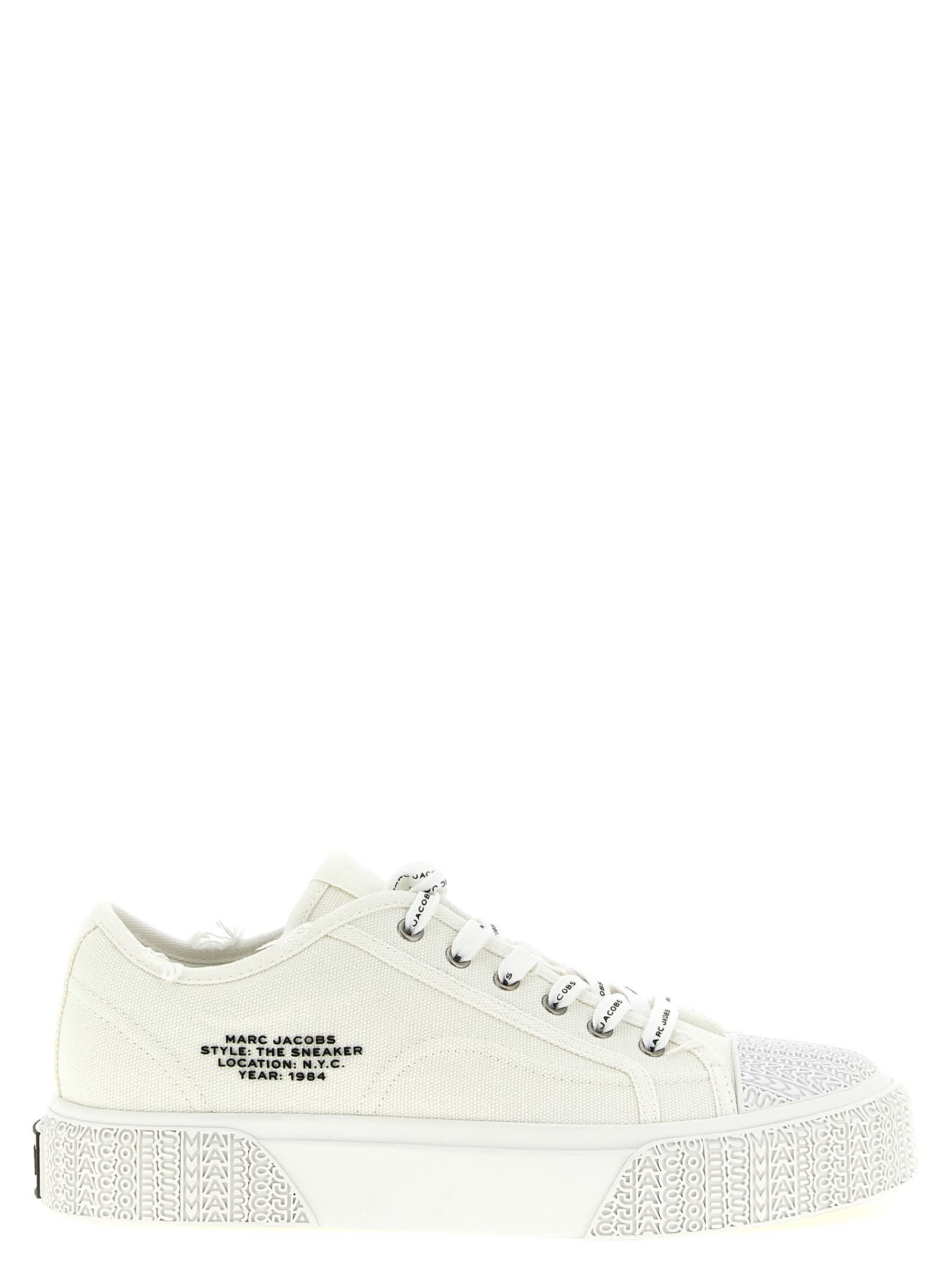 Marc Jacobs The Canvas Low-top Sneakers In White