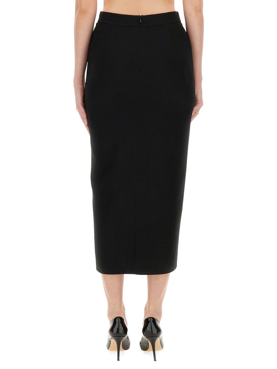 Shop Moschino Enverse Skirt In Black