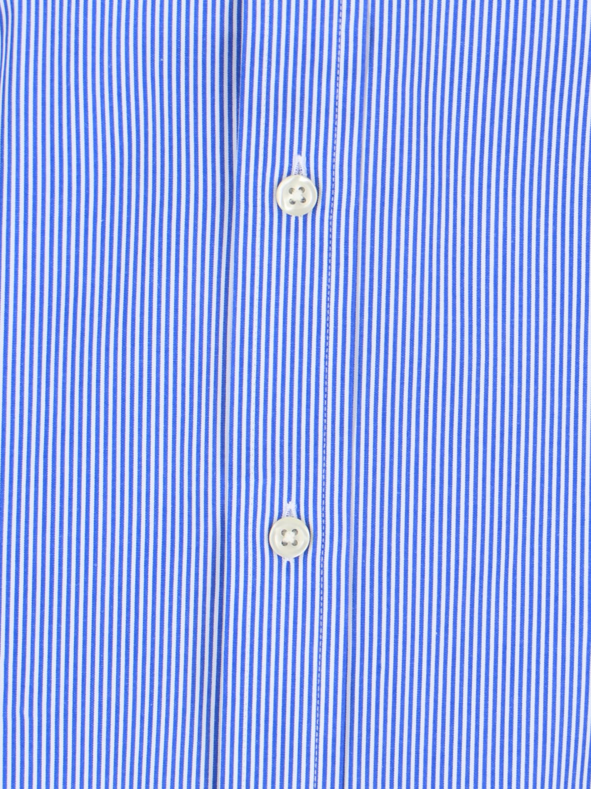 Polo Ralph Lauren Shirt Mens Blue Cotton Slim Fit Long Sleeve Button-down Mxx182 In Blue