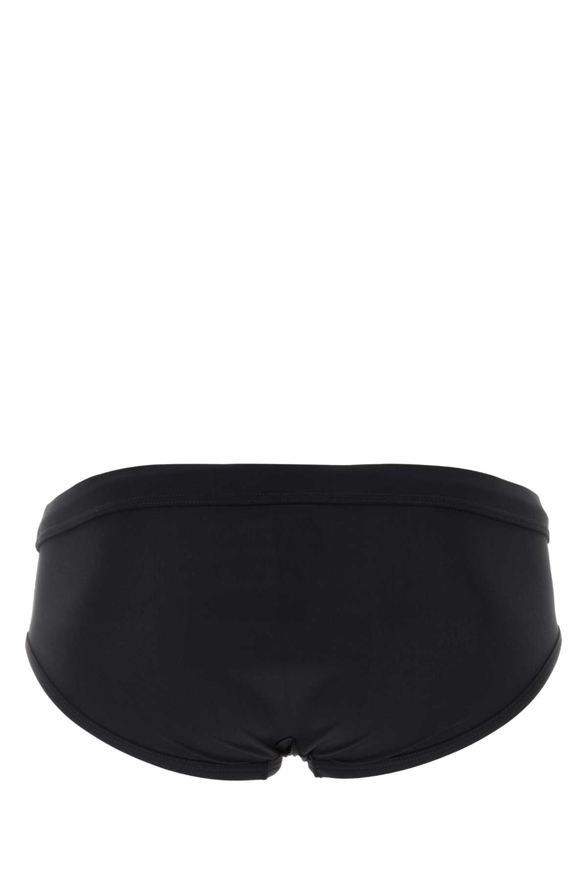 Dolce & Gabbana Black Stretch Nylon Swimming Brief In Fuga2jerseyindemtpgr230